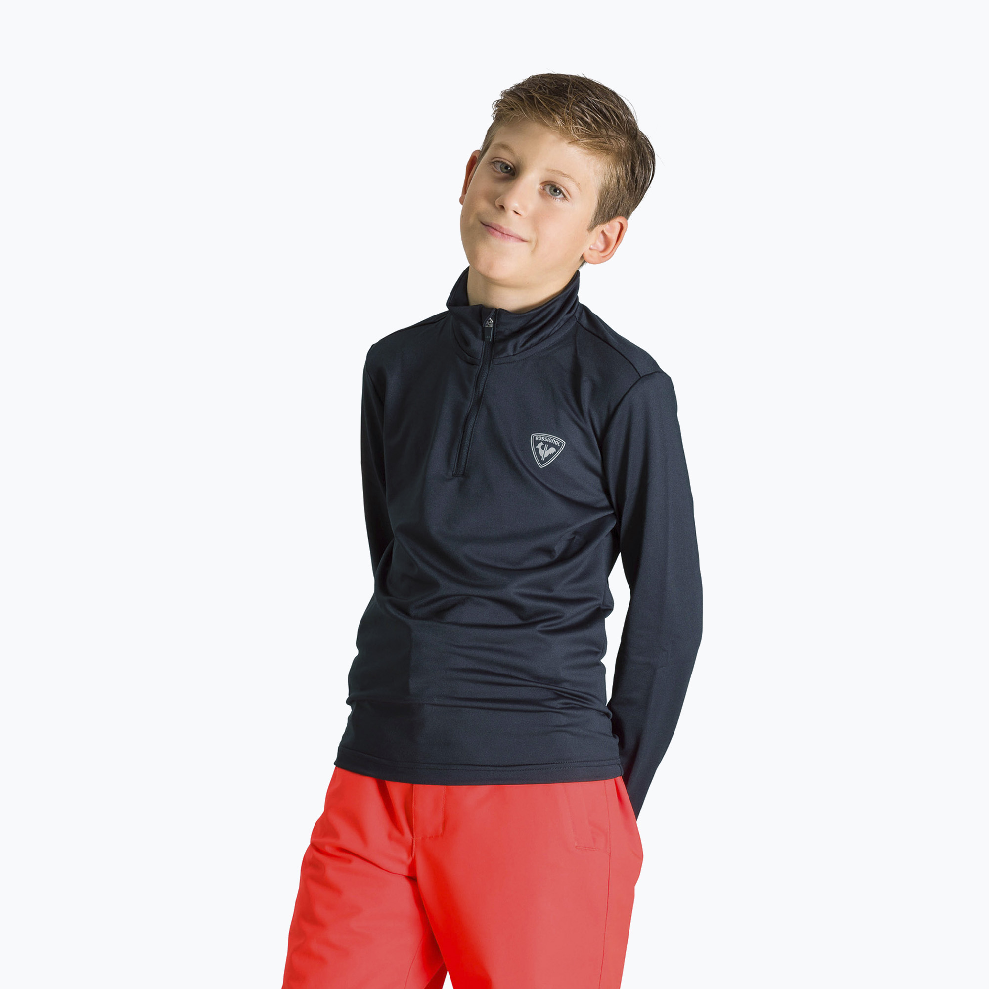 39%-kal olcsóbban.  Rossignol Boy 1/2 Zip Warm Stretch gyerek sífelső fekete. Méret: 12
