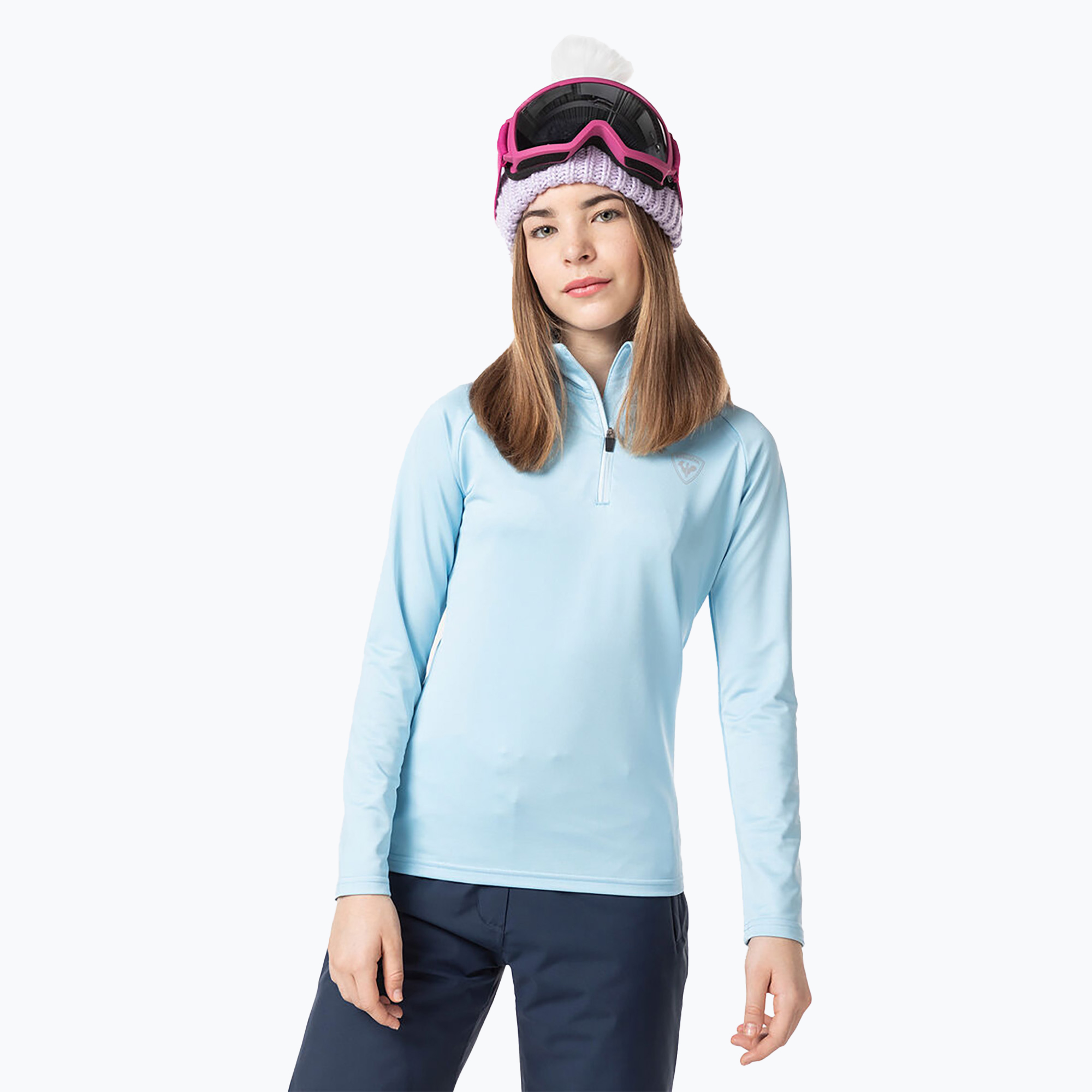 31%-kal olcsóbban.  Rossignol Girl Warm Stretch gleccser gyermek sí pulóver. Méret: 16