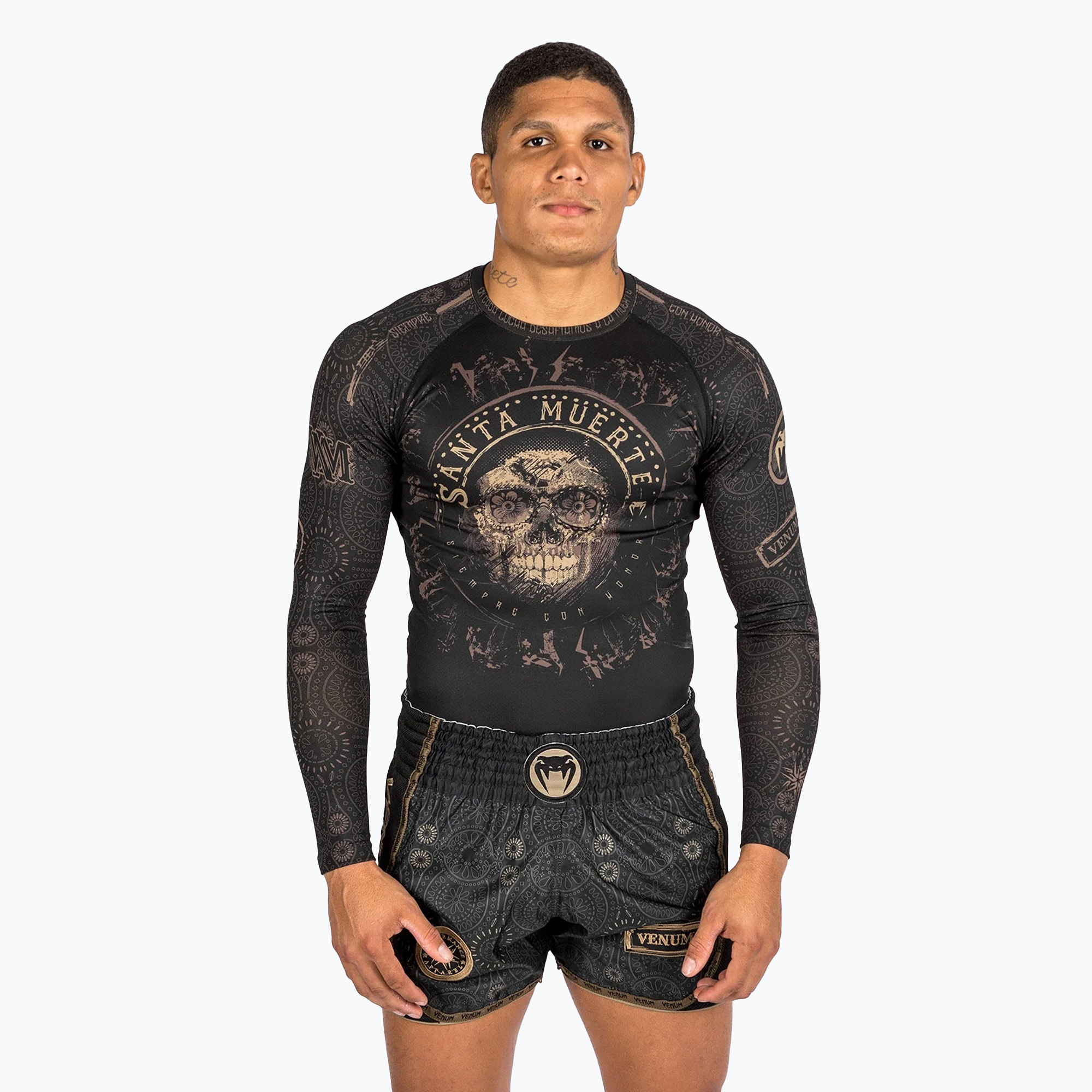 15%-kal olcsóbban.  Venum Santa Muerte Dark Side férfi hosszú ujjú fekete/barna. Méret: L
