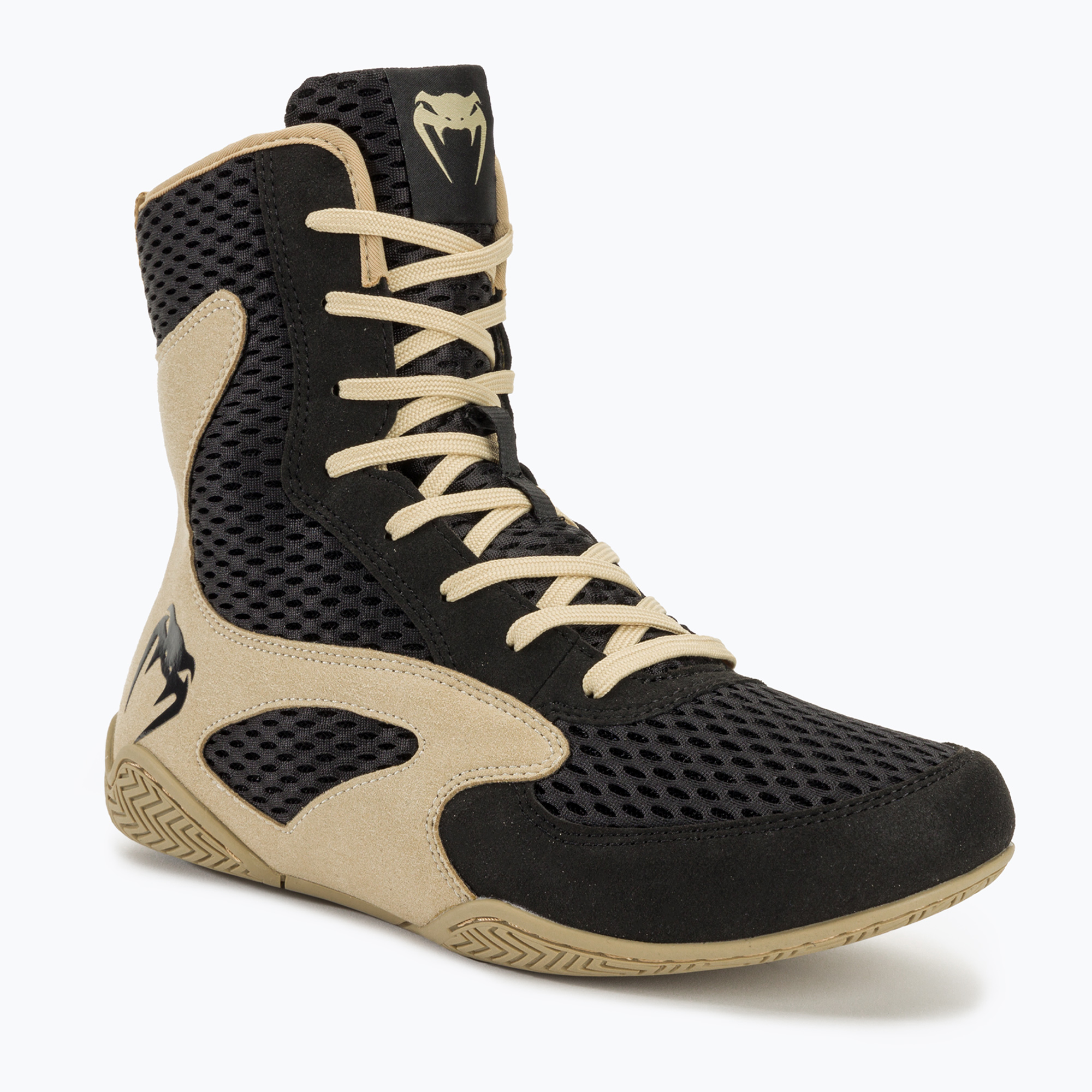 Boksz cipő Venum Contender Boxing black/sand. Méret: 45 (12 US)