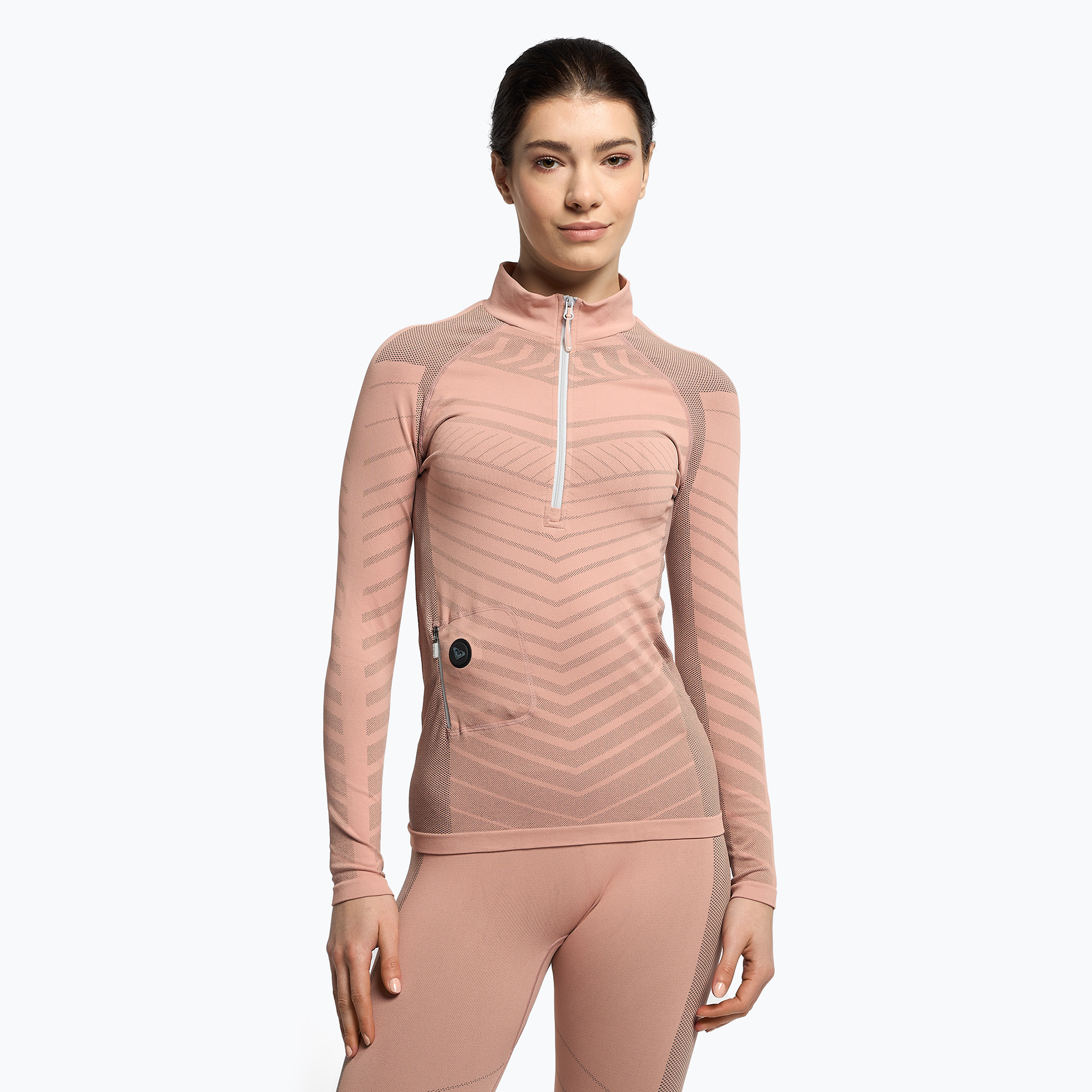 24%-kal olcsóbban.  Női termikus pulóver ROXY Base Layer Top Warmlink 2021 gray violet. Méret: M-L