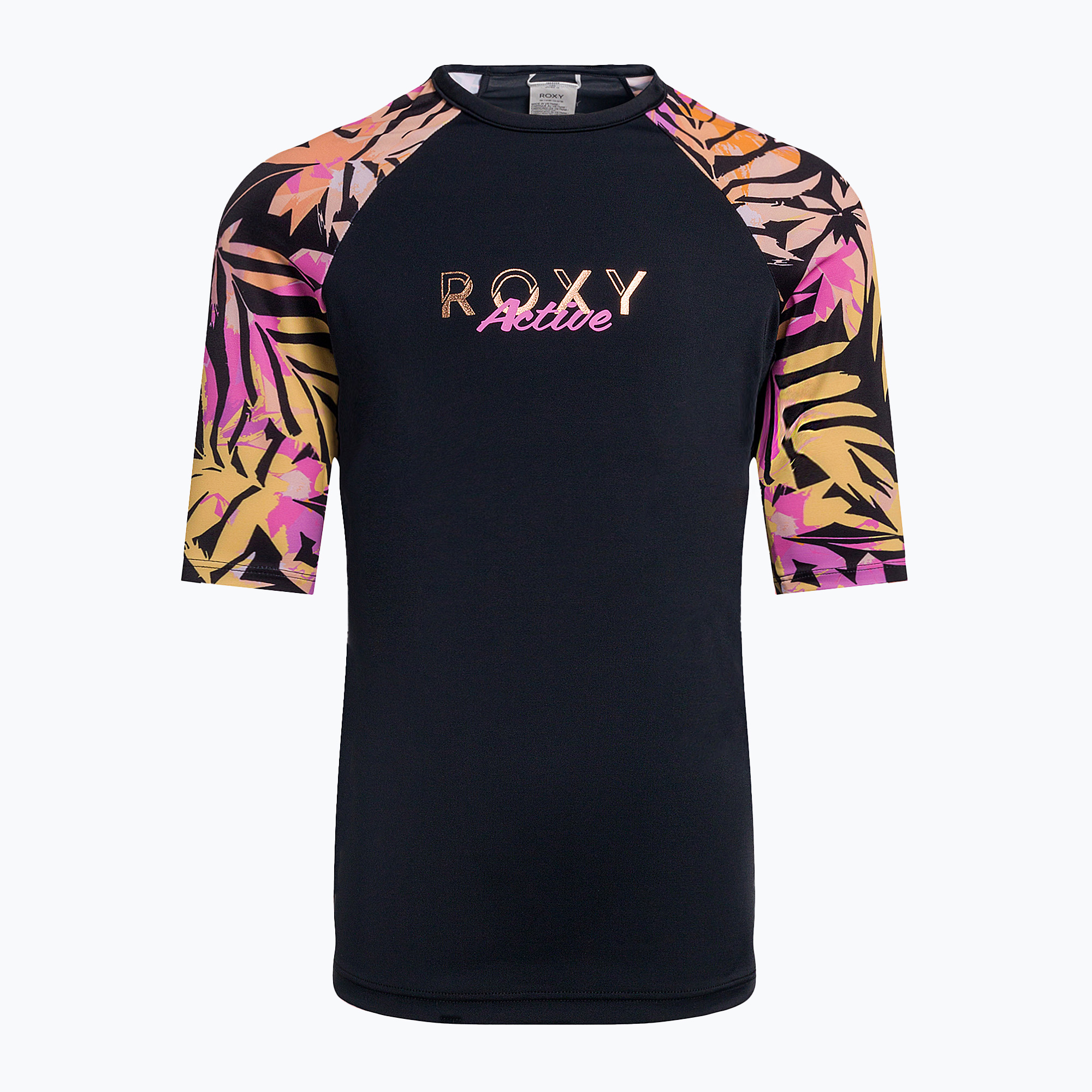37%-kal olcsóbban.  Gyermek úszó póló ROXY Active Joy Lycra 2021 anthracite zebra jungle girl. Méret: 8/S