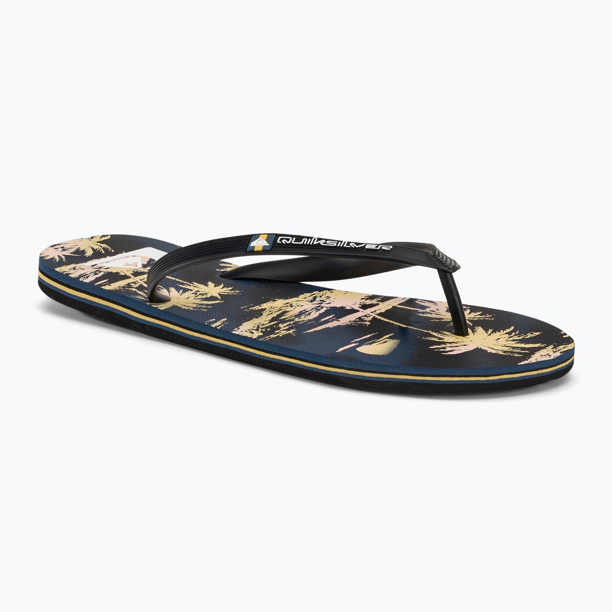 37%-kal olcsóbban.  Quiksilver Molokai Air Flow férfi flip flop fekete és sárga AQYL101318. Méret: 41 (8 US)