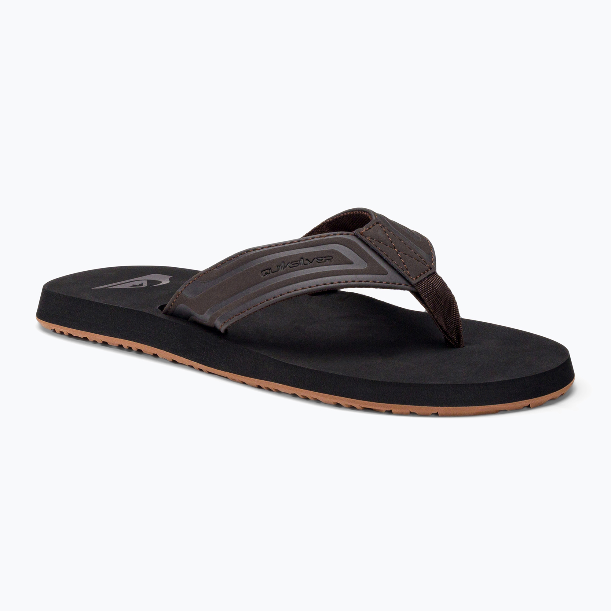 37%-kal olcsóbban.  Quiksilver férfi Monkey Wrench Core flip flop barna AQYL101324. Méret: 40 (7 US)