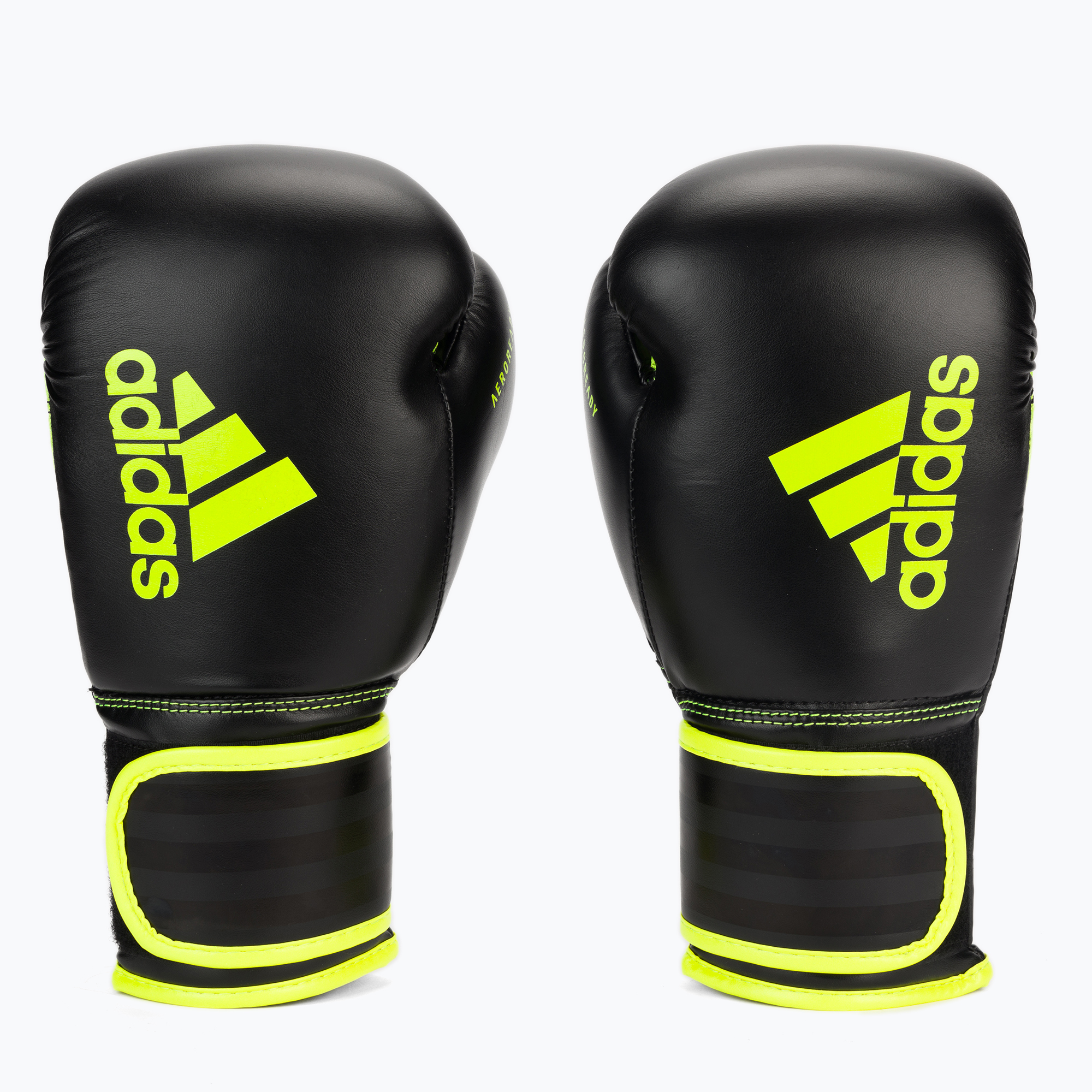 15%-kal olcsóbban.  adidas Hybrid 80 bokszkesztyű fekete/sárga ADIH80. Méret: 12 oz