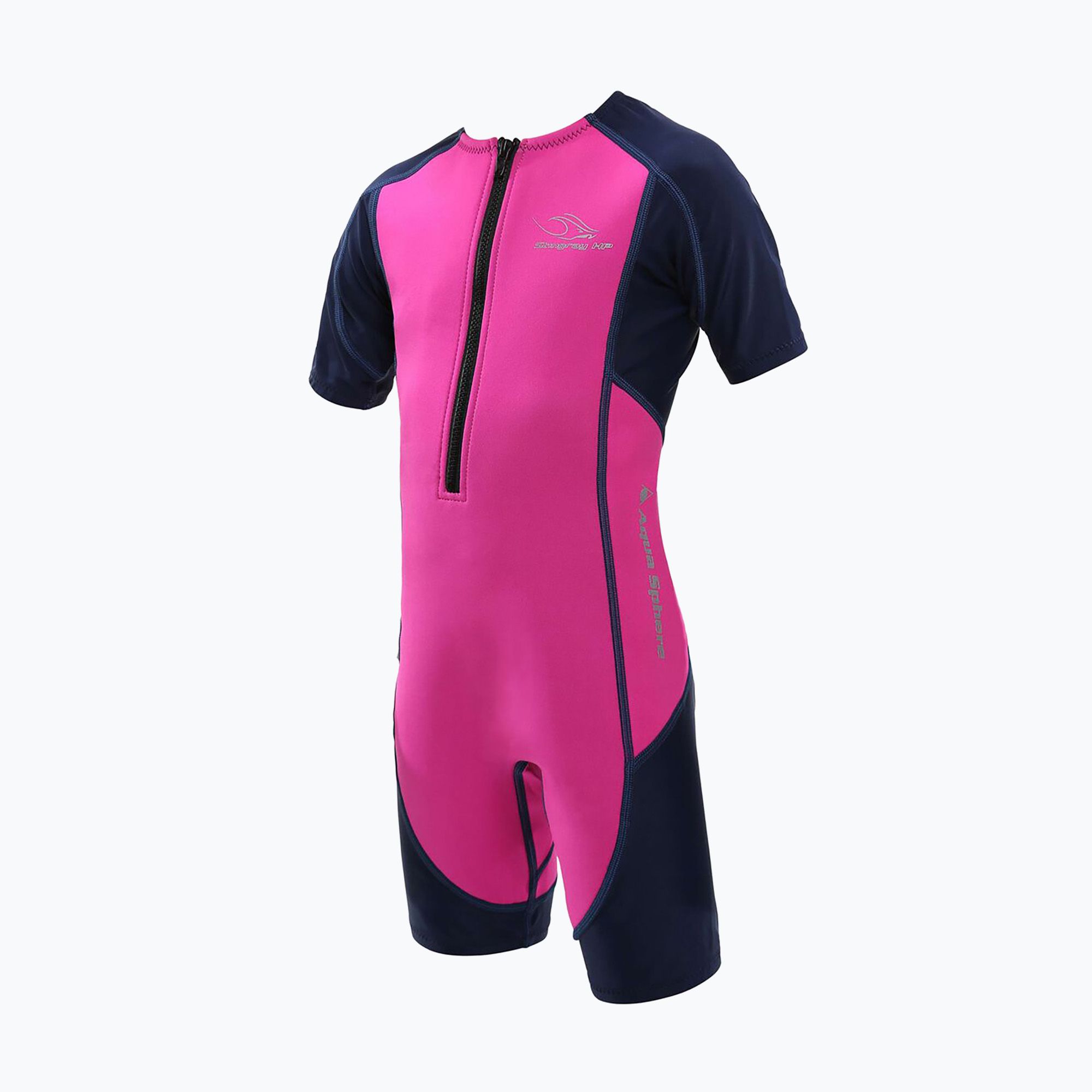 15%-kal olcsóbban.  Aqua Sphere Stingray HP2 SS neoprén gyermek búvárruha rózsaszín és tengerészkék SJ43502046. Méret: 4