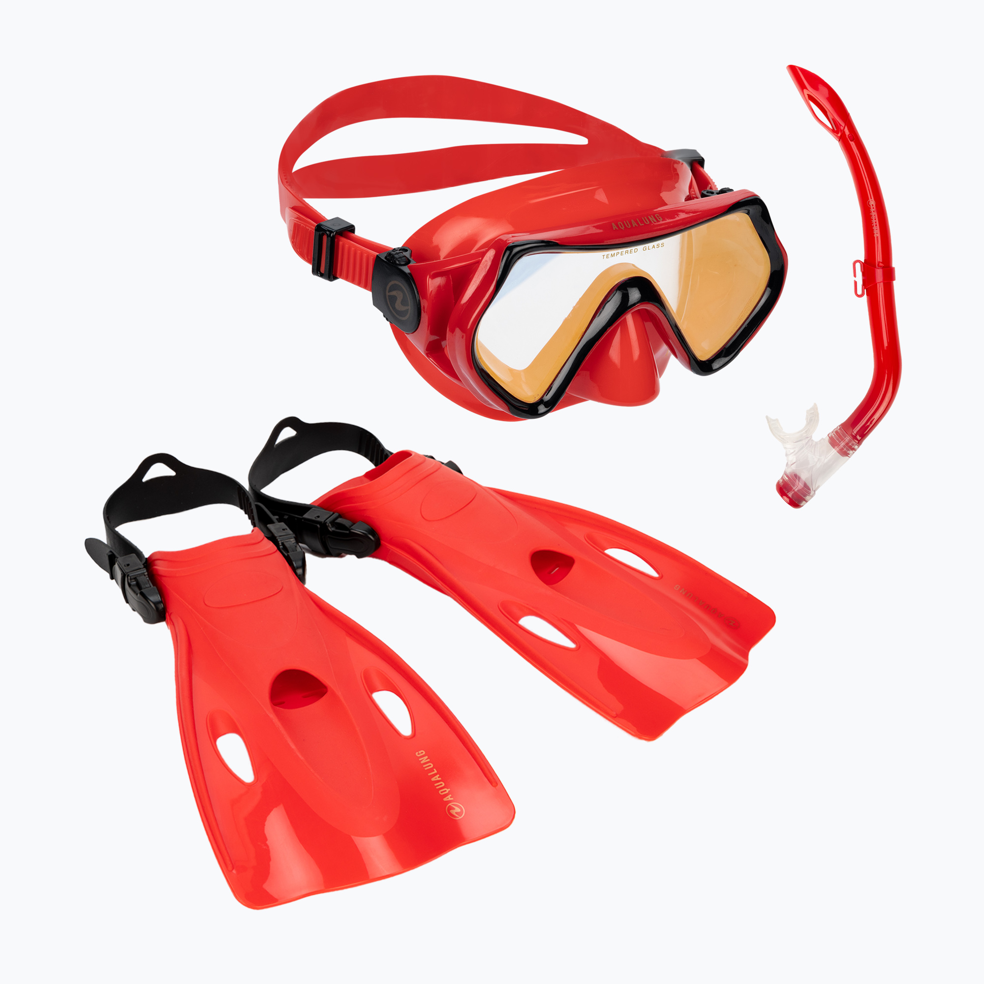 15%-kal olcsóbban.  Aqualung Hero Set gyermek snorkel szett piros SV1160675SM. Méret: S-M