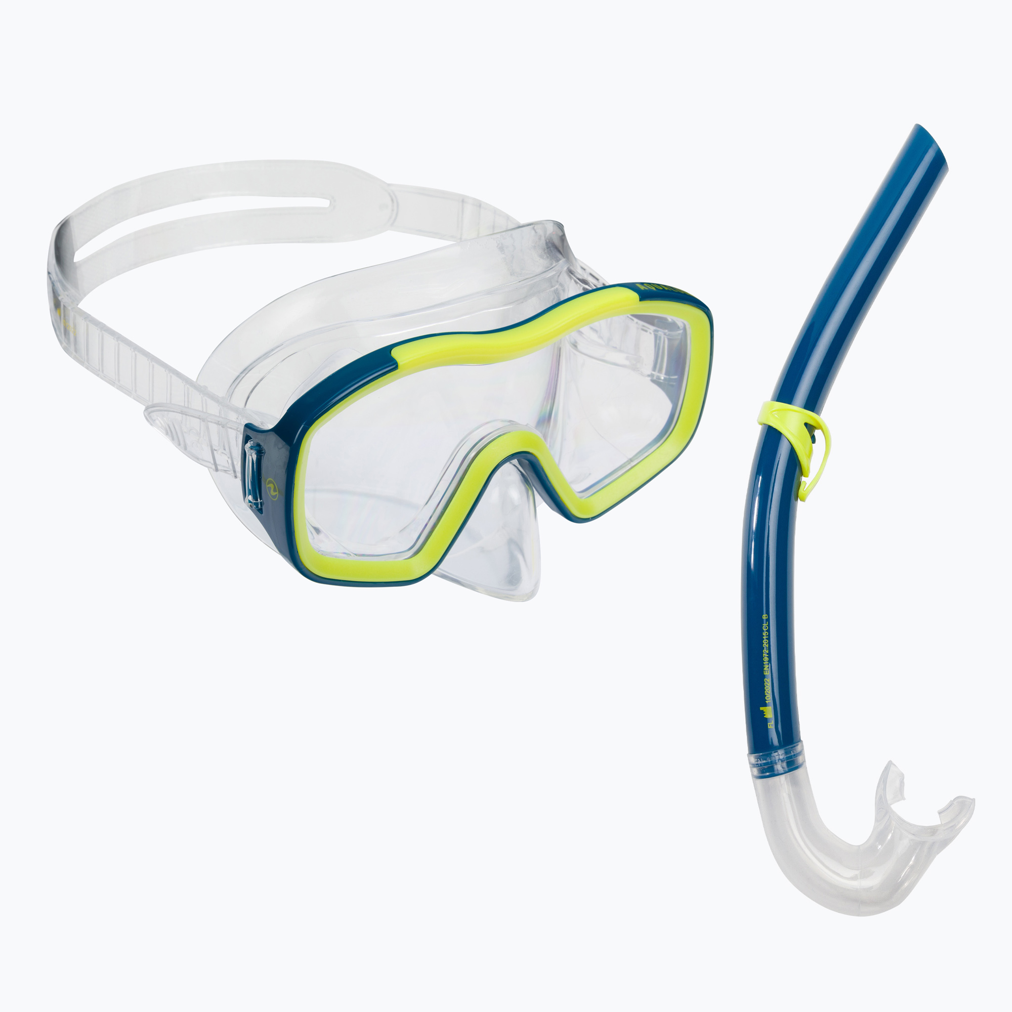 29%-kal olcsóbban.  AQUALUNG Raccon búvárszett maszk + snorkel kék/sárga SC4000007. Méret: OS