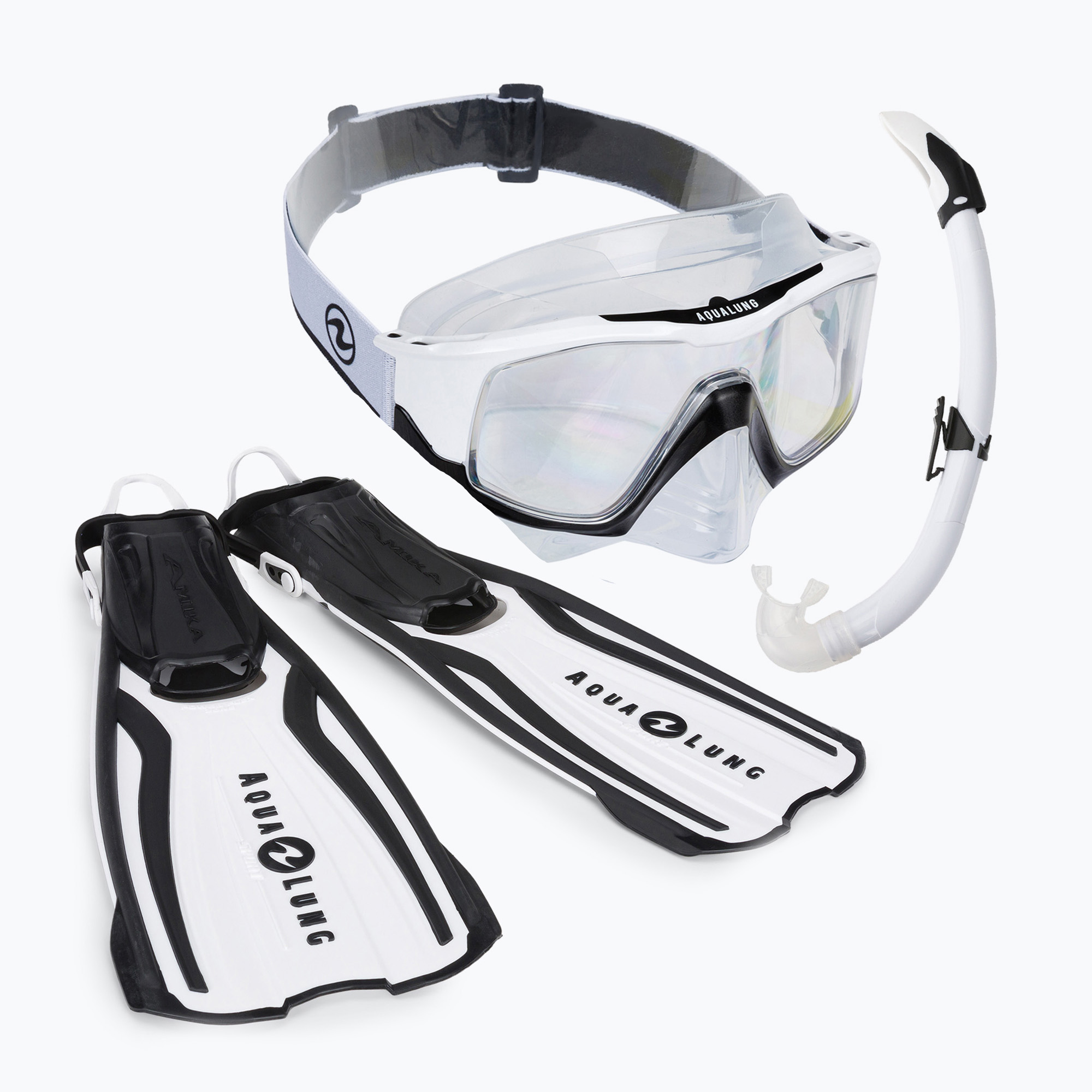 15%-kal olcsóbban.  Aqualung Vita Snorkelling Set fehér és fekete SR3990901. Méret: M