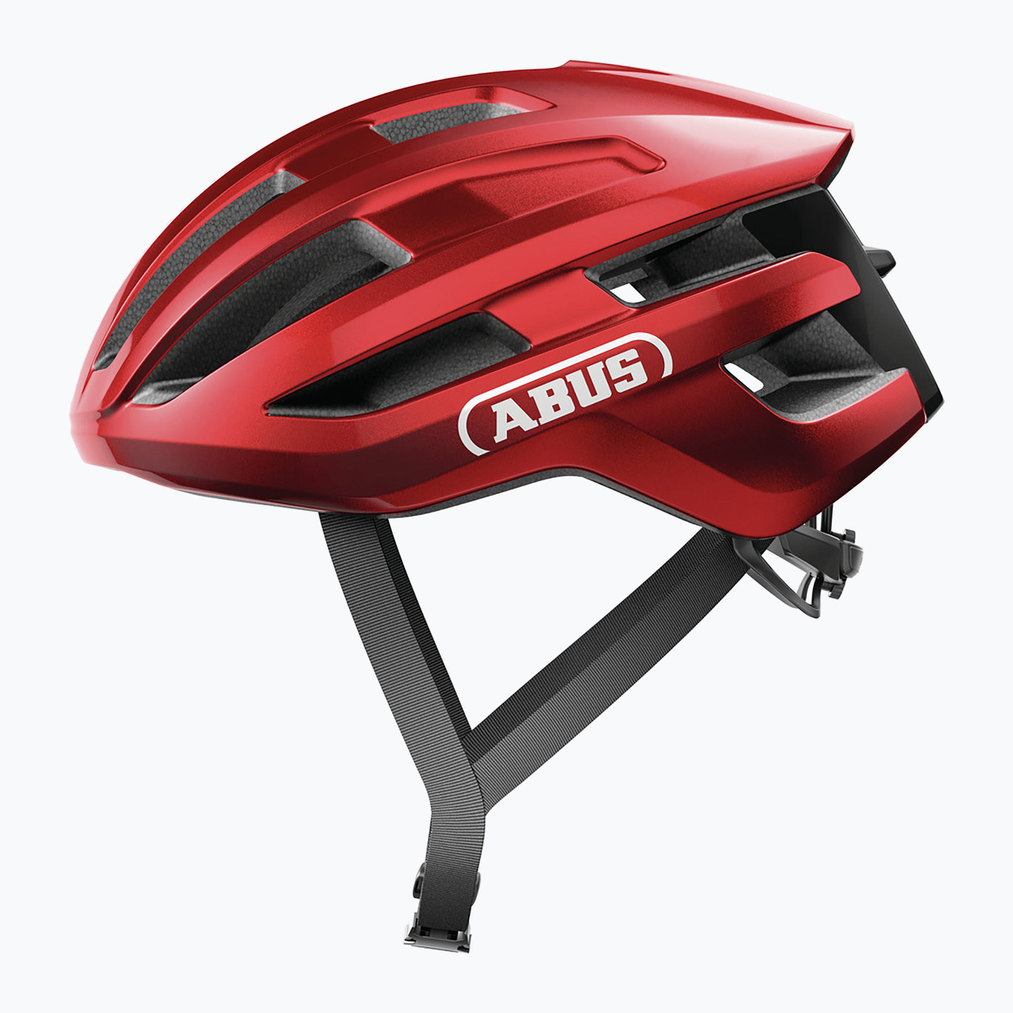 kerékpáros sisak ABUS PowerDome blaze red. Méret: 54-58 cm (M)