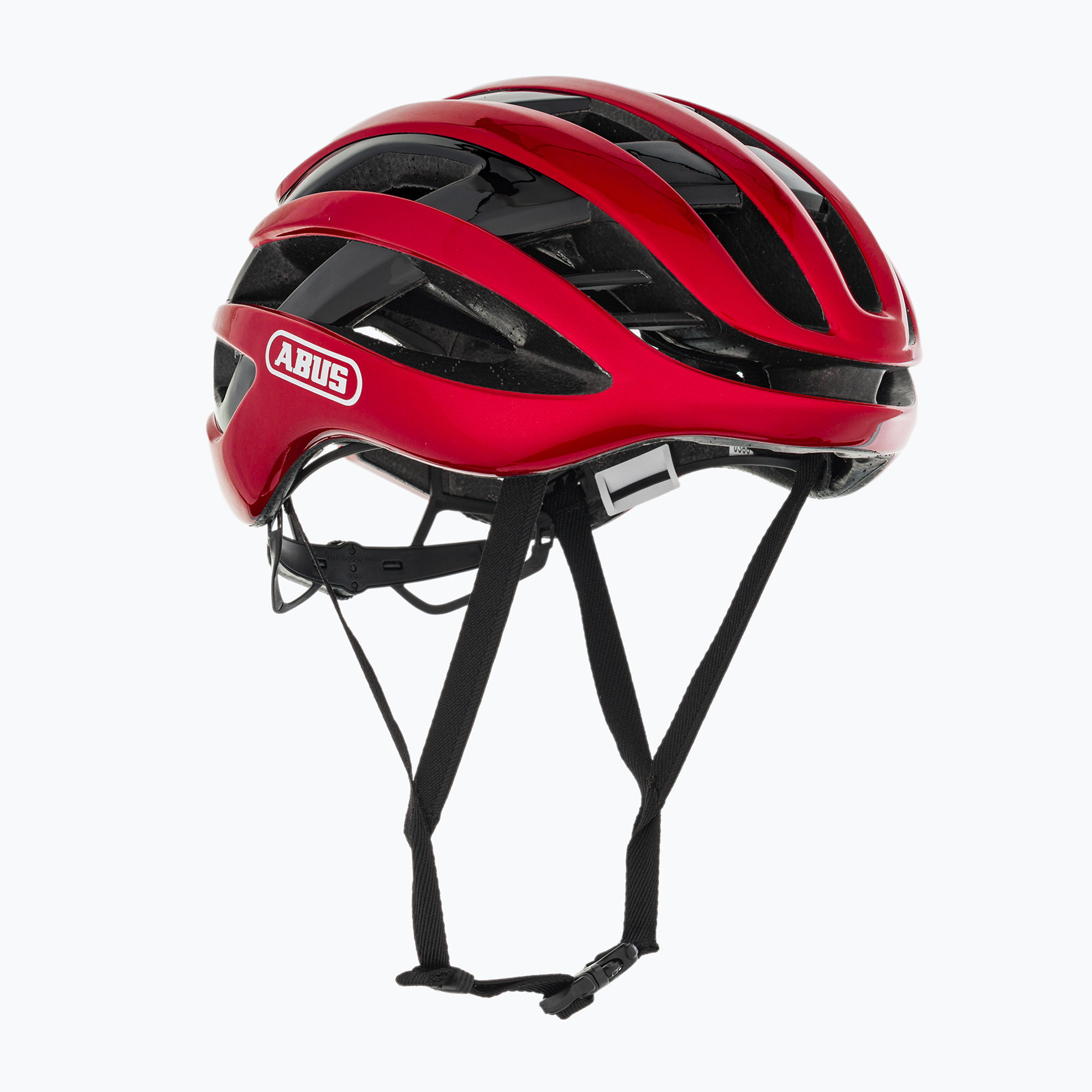 ABUS AirBreaker piros kerékpáros sisak. Méret: 59-61 cm (L)