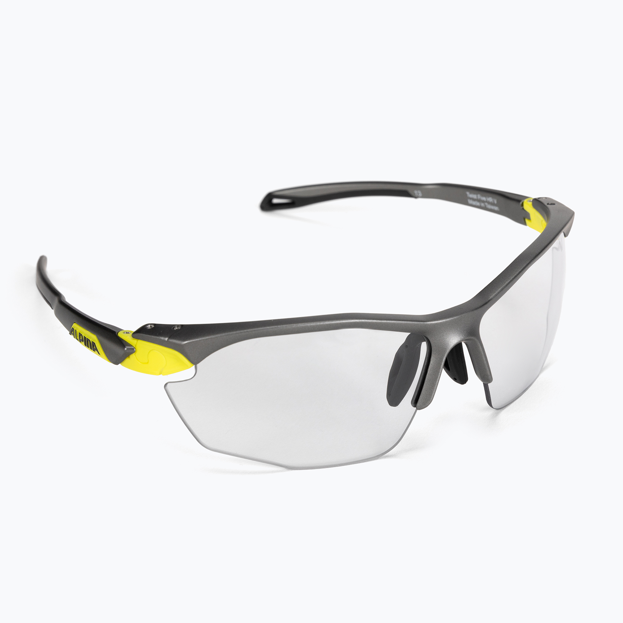 Kerékpáros szemüveg Alpina Twist Five Hr V tin matt neon yellow/black. Méret: OS