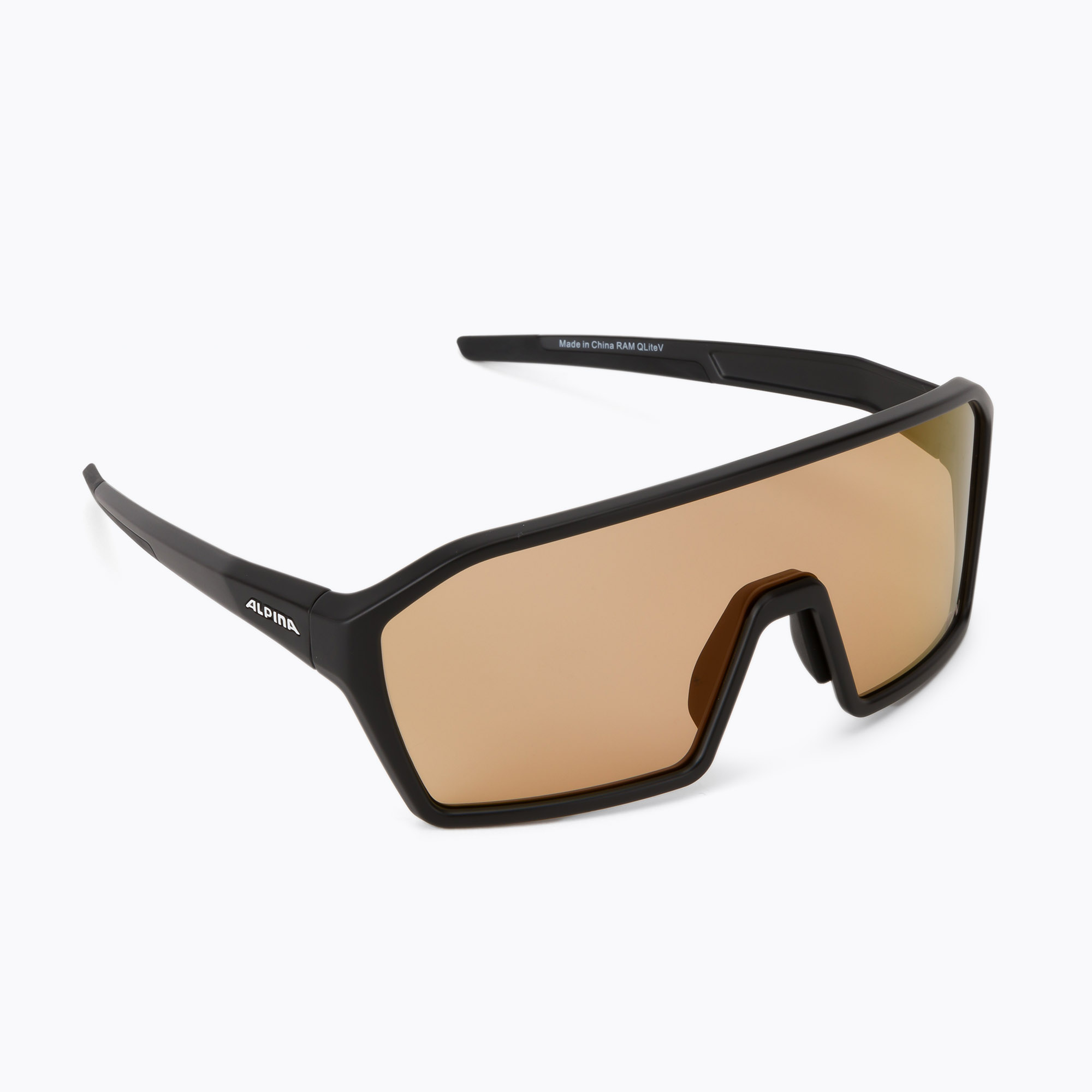 13%-kal olcsóbban.  Kerékpáros szemüveg Alpina Ram Q-Lite V black  matt/red mirror. Méret: OS