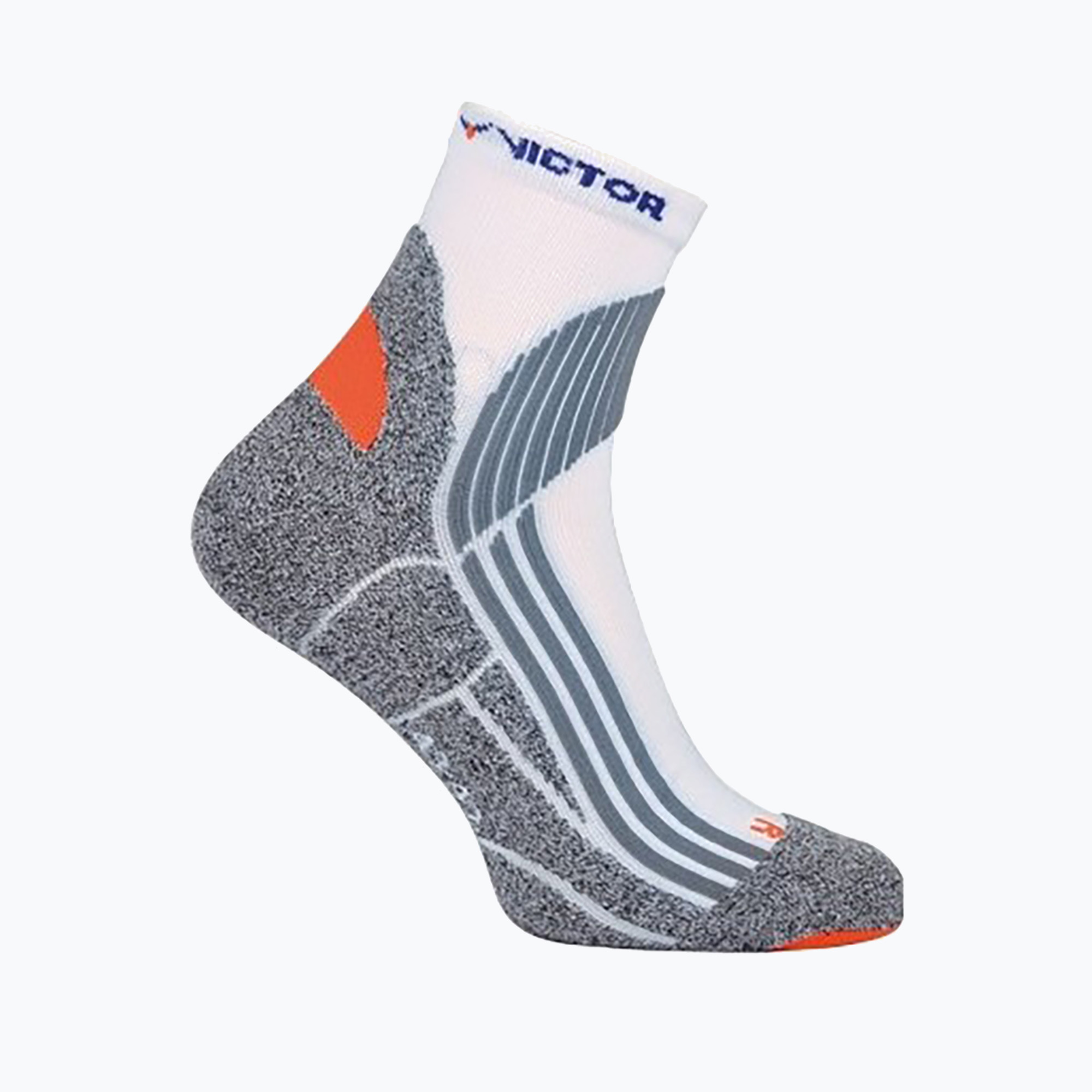 30%-kal olcsóbban.  Teniszzokni  VICTOR Indoor Explosion white/grey. Méret: 36-42 EU