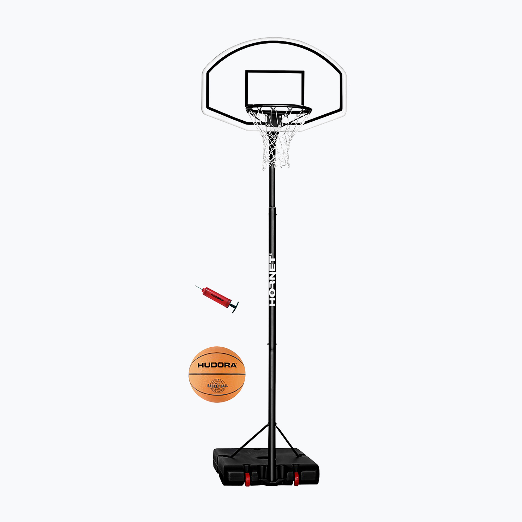 14%-kal olcsóbban.  Hudora Hornet 305 kosárlabda kosár fekete/fehér. Méret: 260 - 305 cm