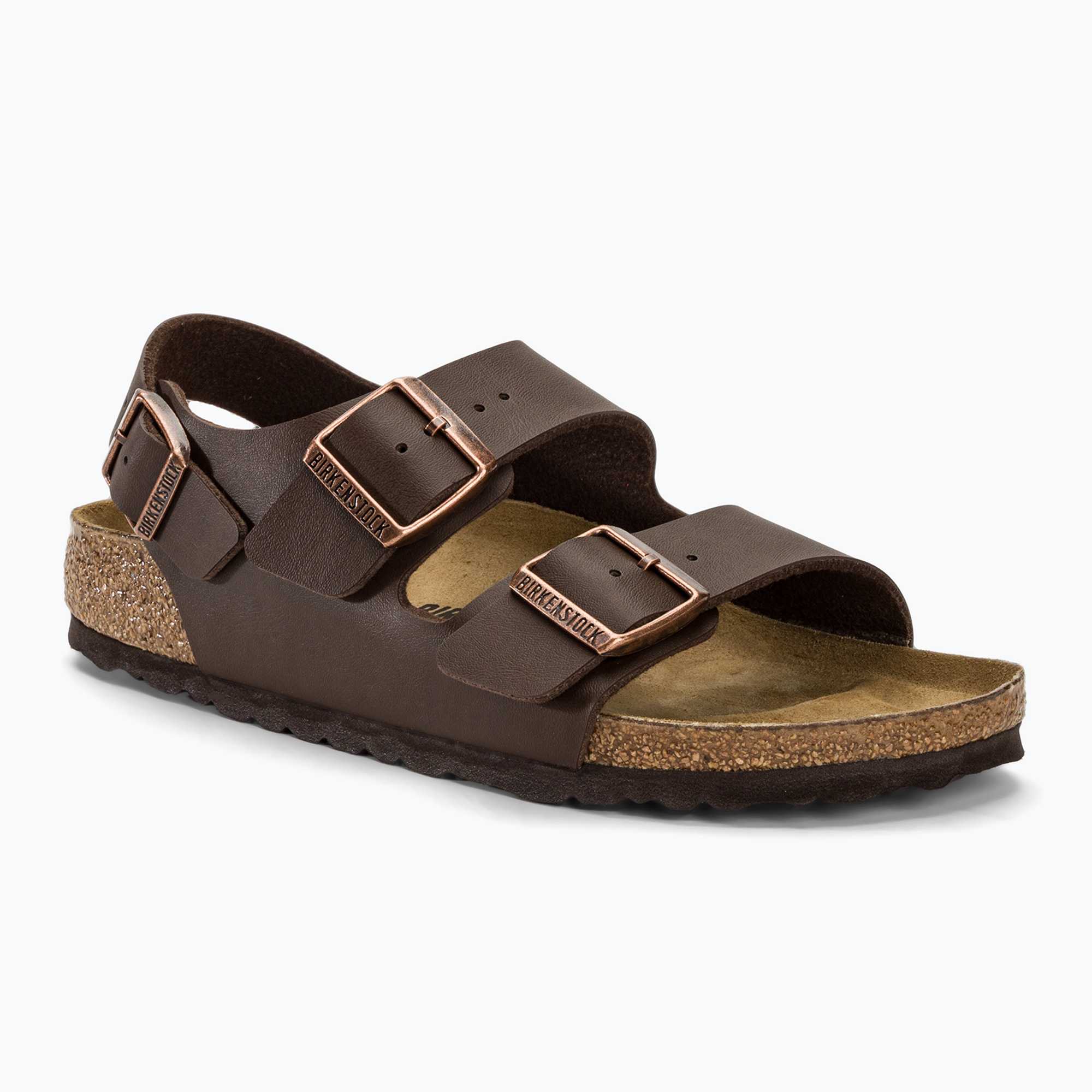15%-kal olcsóbban.  BIRKENSTOCK Milano BF Narrow sötétbarna szandálok