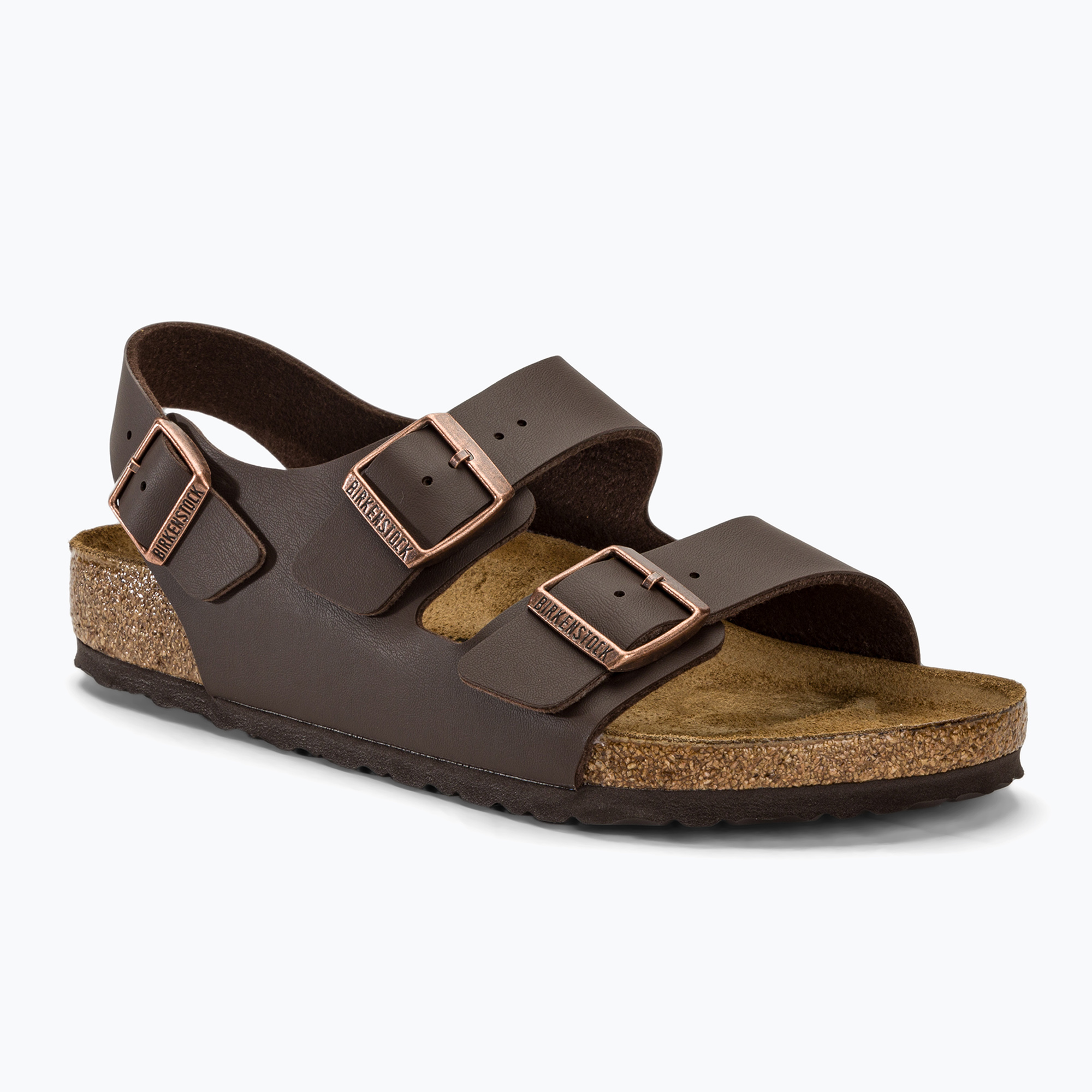 15%-kal olcsóbban.  BIRKENSTOCK Milano BF Regular sötétbarna szandálok