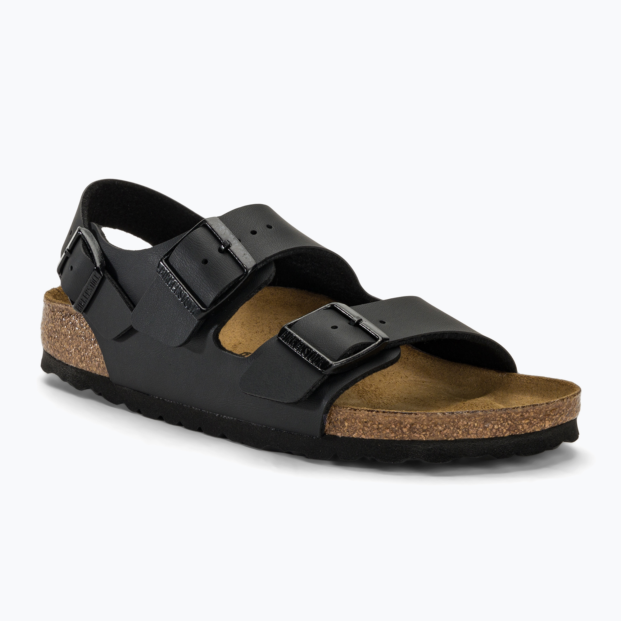 15%-kal olcsóbban.  BIRKENSTOCK Milano BF Narrow fekete szandálok