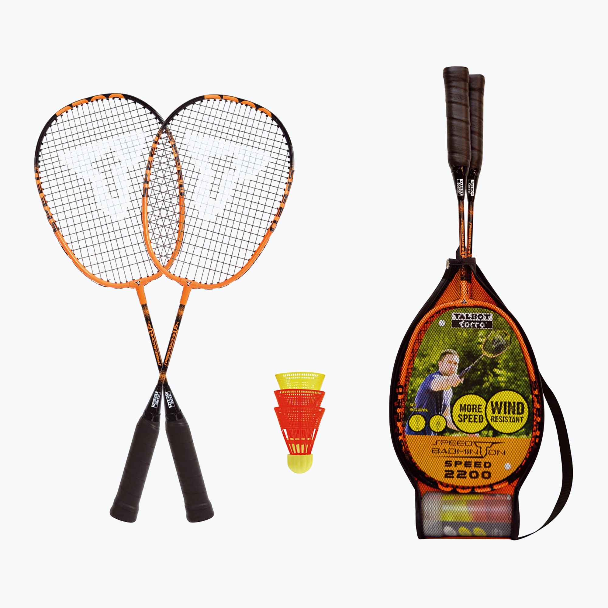 33%-kal olcsóbban.  Talbot Torro tollaslabda ütő készlet SpeedBadminton Speed 2200 narancssárga 490112. Méret: OS