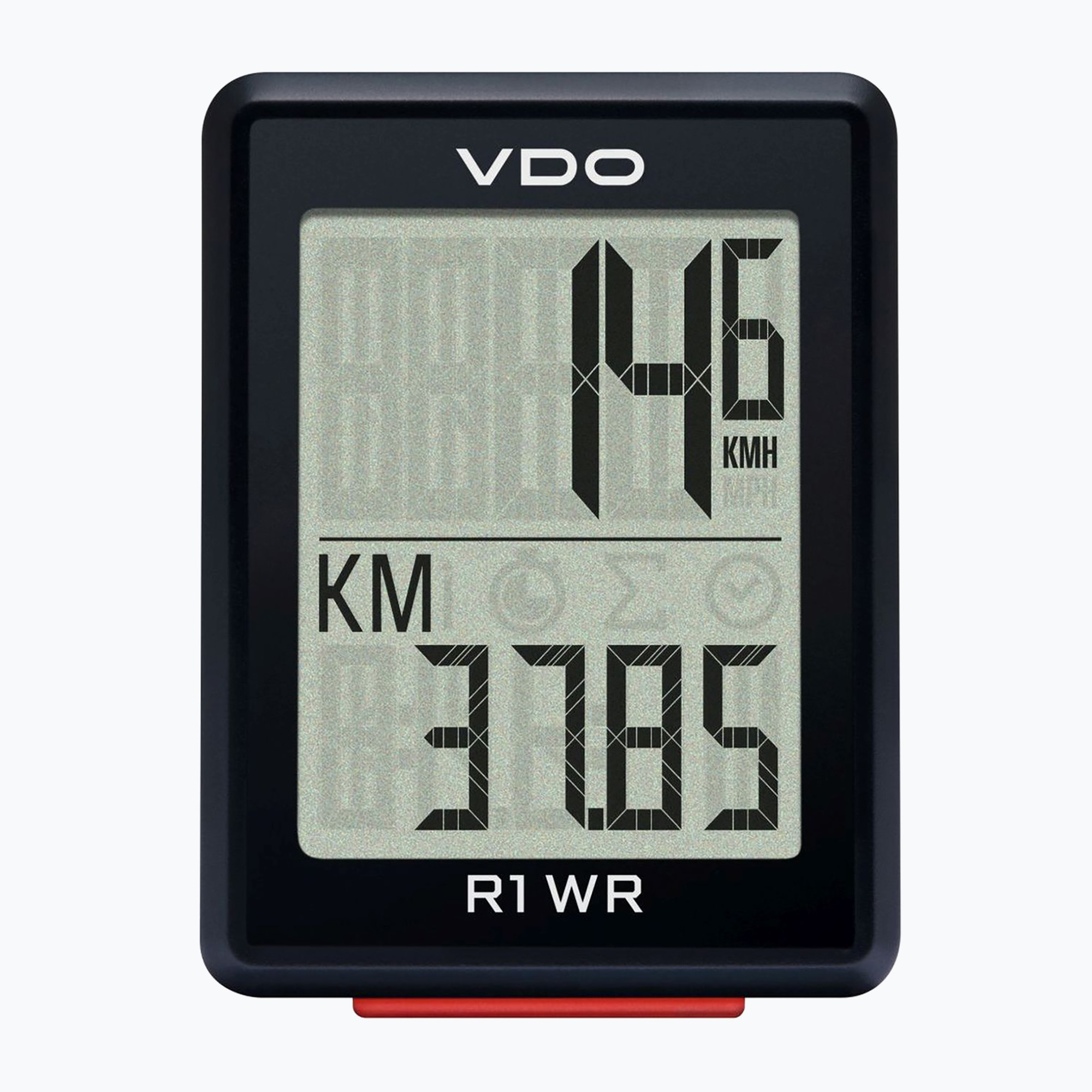 12%-kal olcsóbban.  Kerékpár számláló VDO R1 WR fekete 64010. Méret: OS