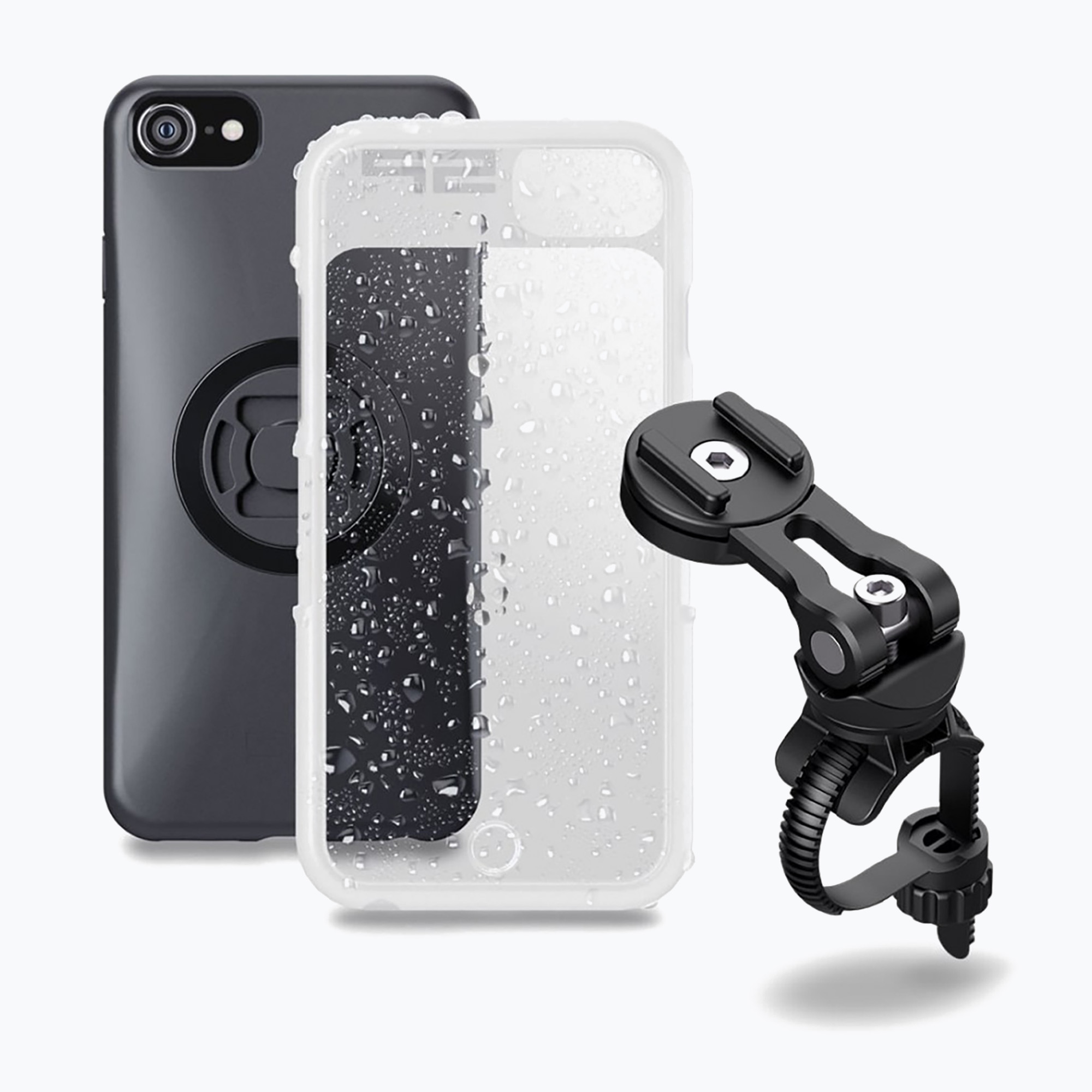 41%-kal olcsóbban.  Kerékpáros telefontartó SP CONNECT Bike Bundle II Iphone 8+ / 7+ / 6s+ / 6+ fekete 54401. Méret: OS