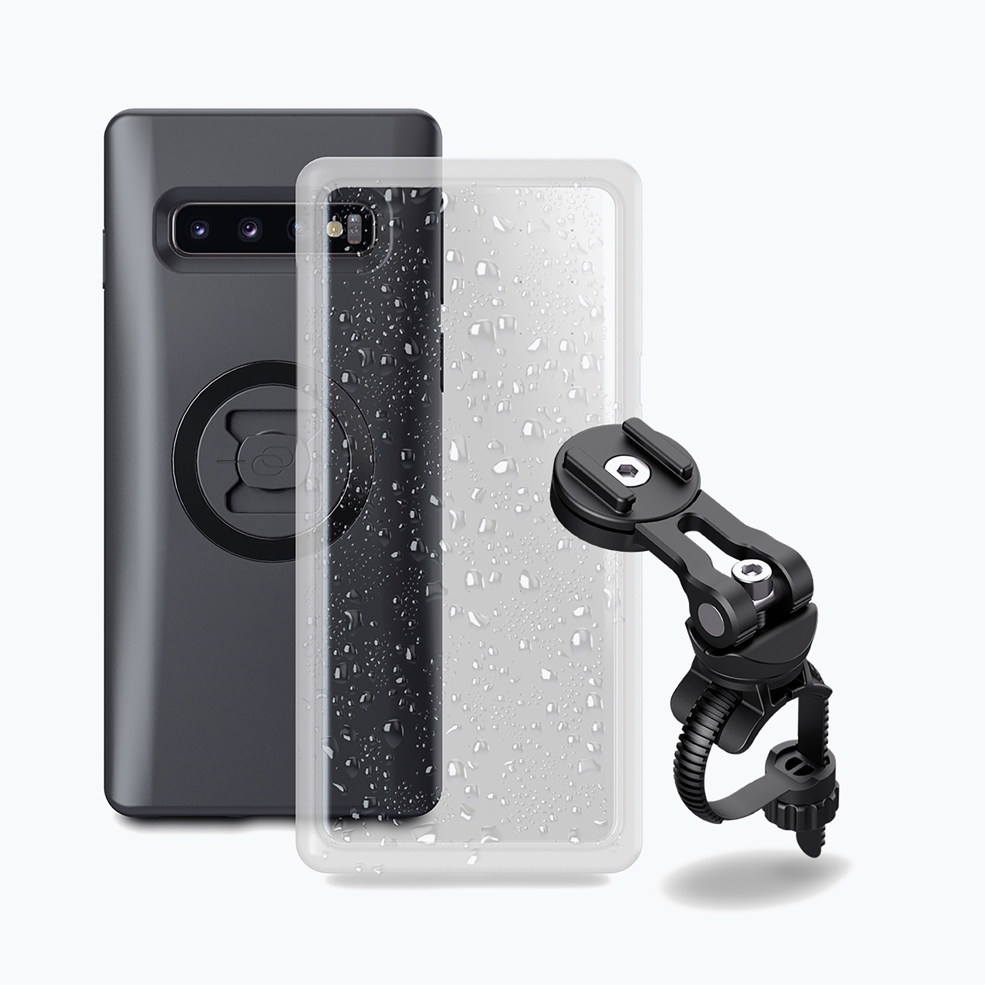 37%-kal olcsóbban.  Mobiltelefon-tartó SP CONNECT Bundle II Samsung S10 fekete 54418. Méret: OS