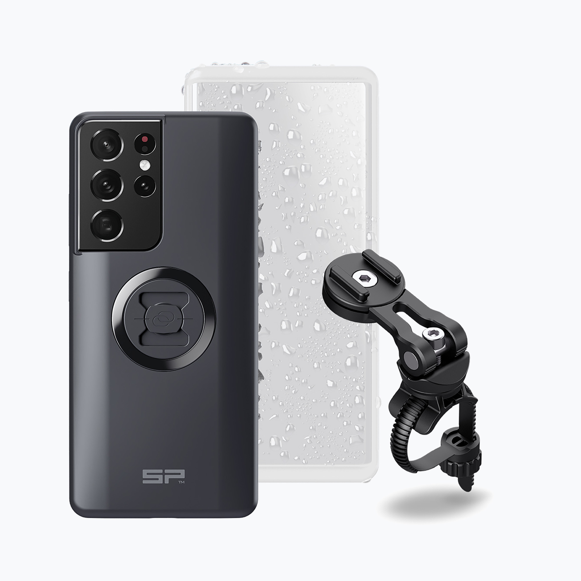 24%-kal olcsóbban.  Kerékpártartó tokkal Samsung S21 Ultra SP CONNECT Bike Bundle II fekete 54440. Méret: OS