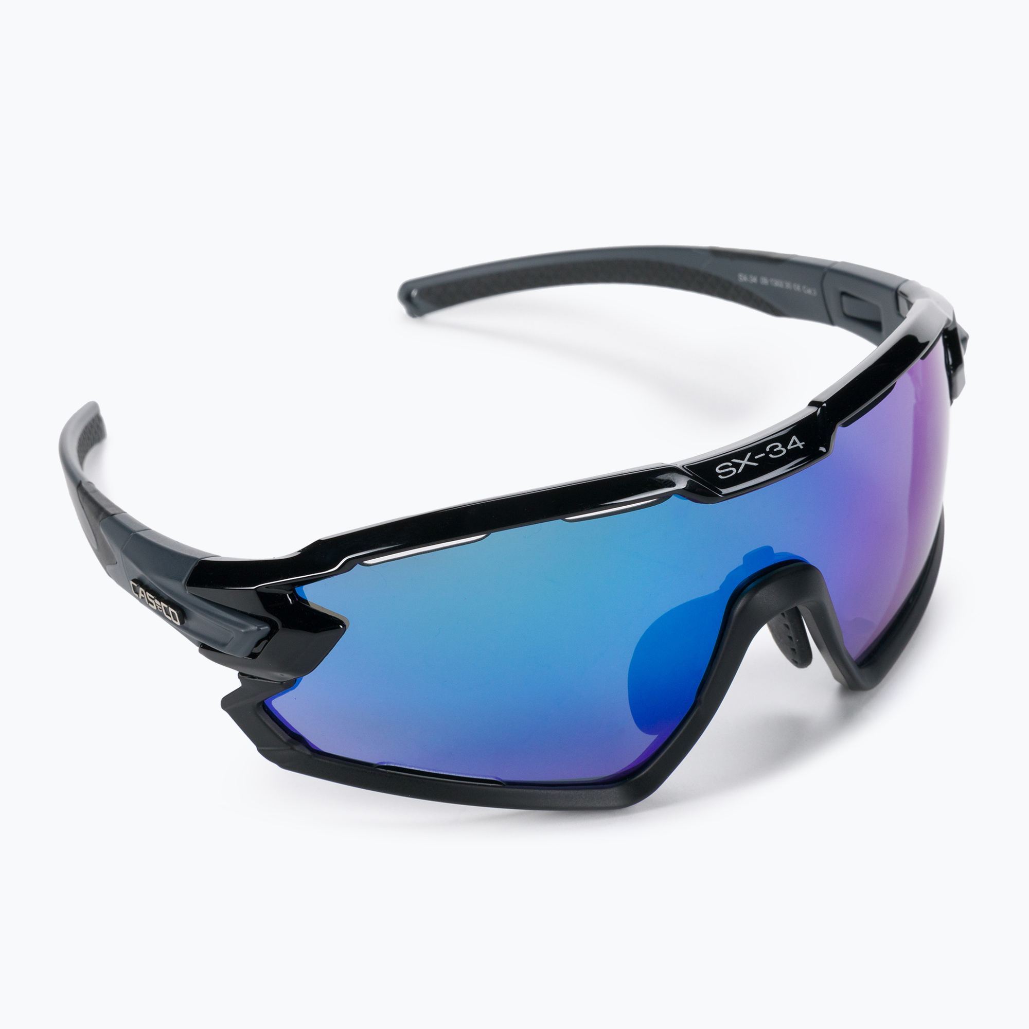 Kerékpáros szemüveg CASCO SX-34 Carbonic fekete 09.1302.30. Méret: OS