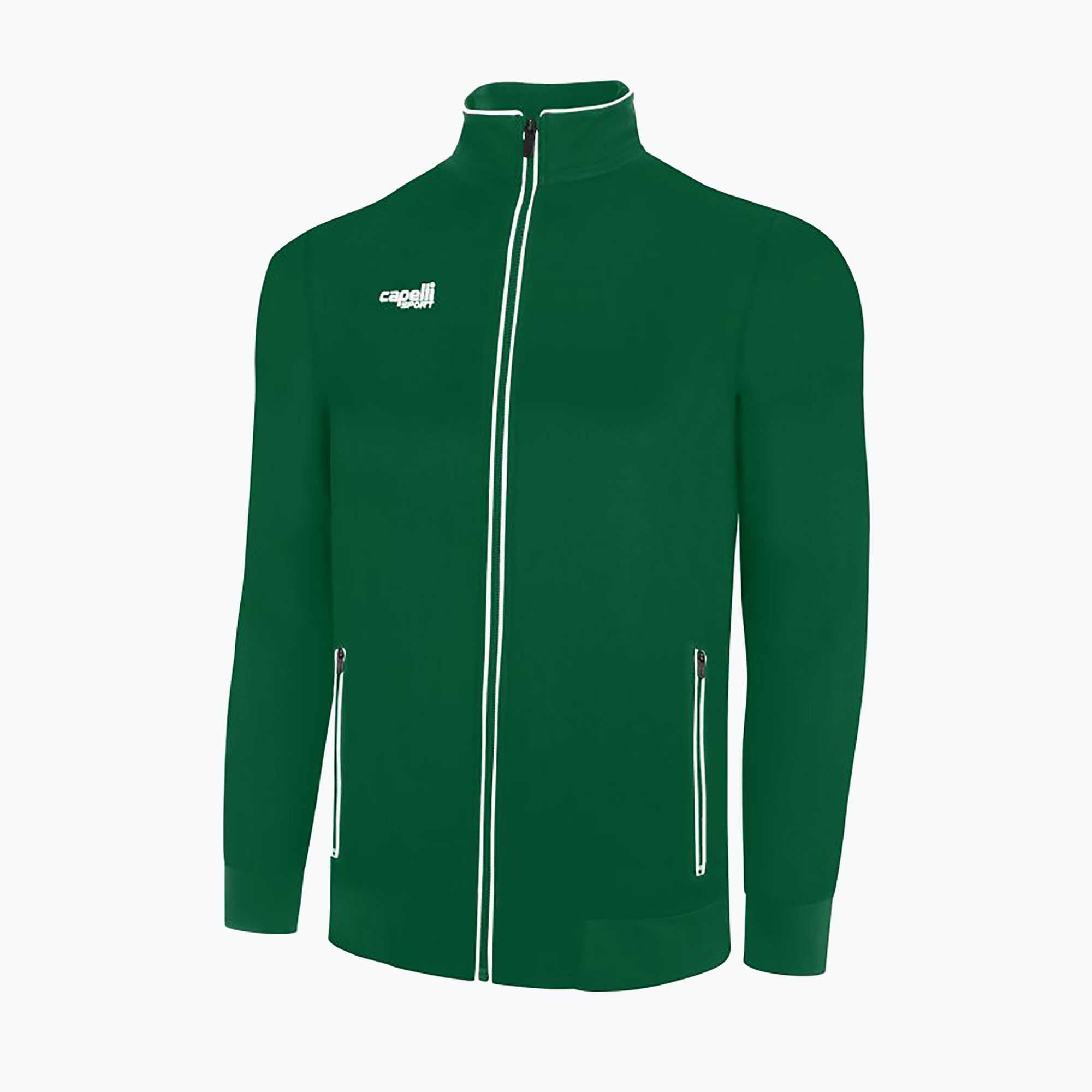 15%-kal olcsóbban.  Capelli Basics Youth Training zöld/fehér gyermek futball melegítő pulóver. Méret: L