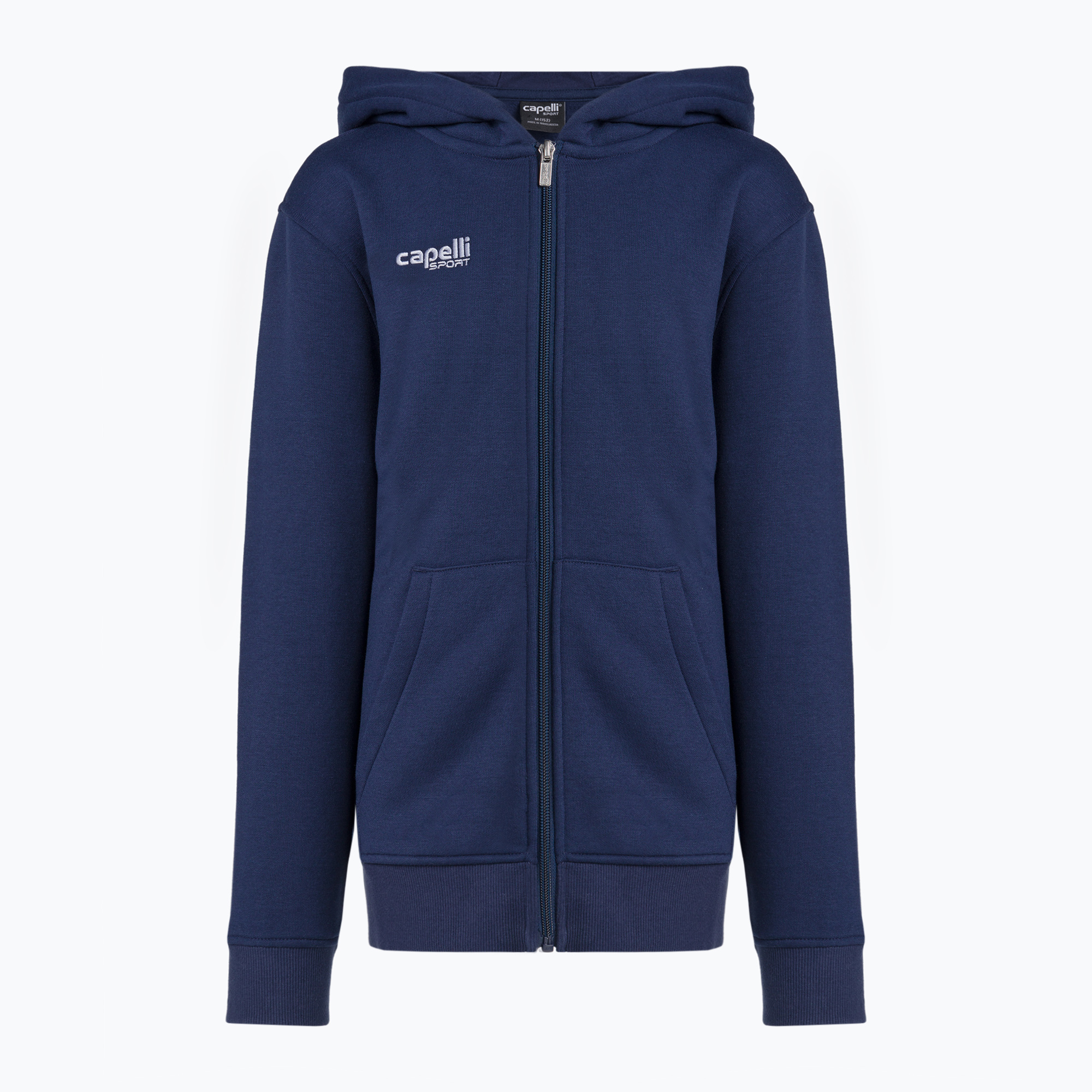 15%-kal olcsóbban.  Gyermek labdarúgó pulóver Capelli Basics Youth Zip Hoodie navy. Méret: S