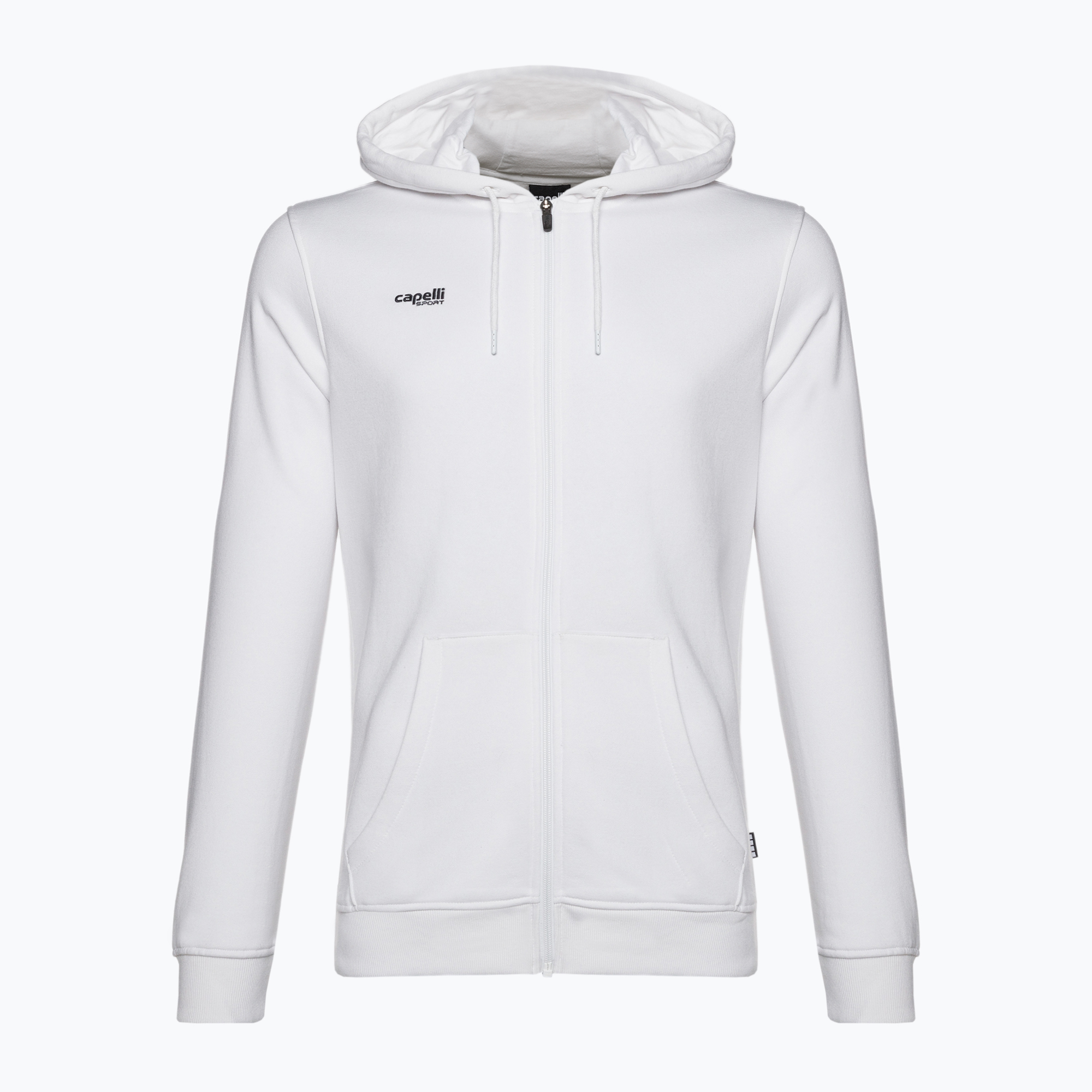 15%-kal olcsóbban.  Férfi Capelli Basics Felnőtt Zip Hoodie Football Sweatshirt fehér. Méret: S