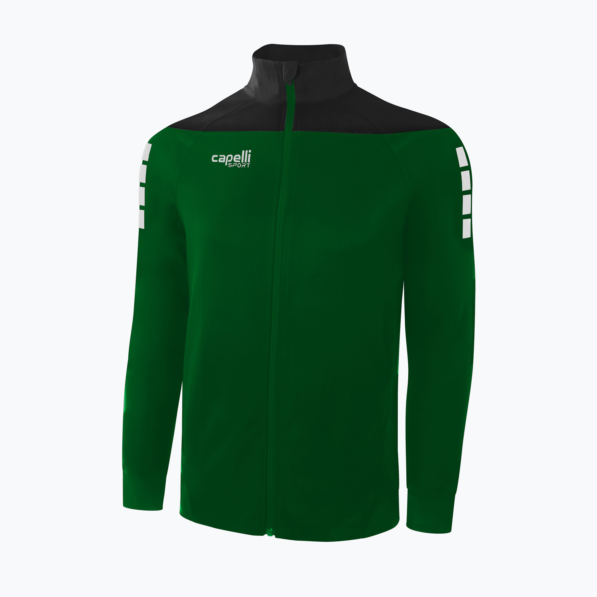 15%-kal olcsóbban.  Capelli Tribeca Adult Training zöld/fekete férfi futball melegítő pulóver. Méret: L