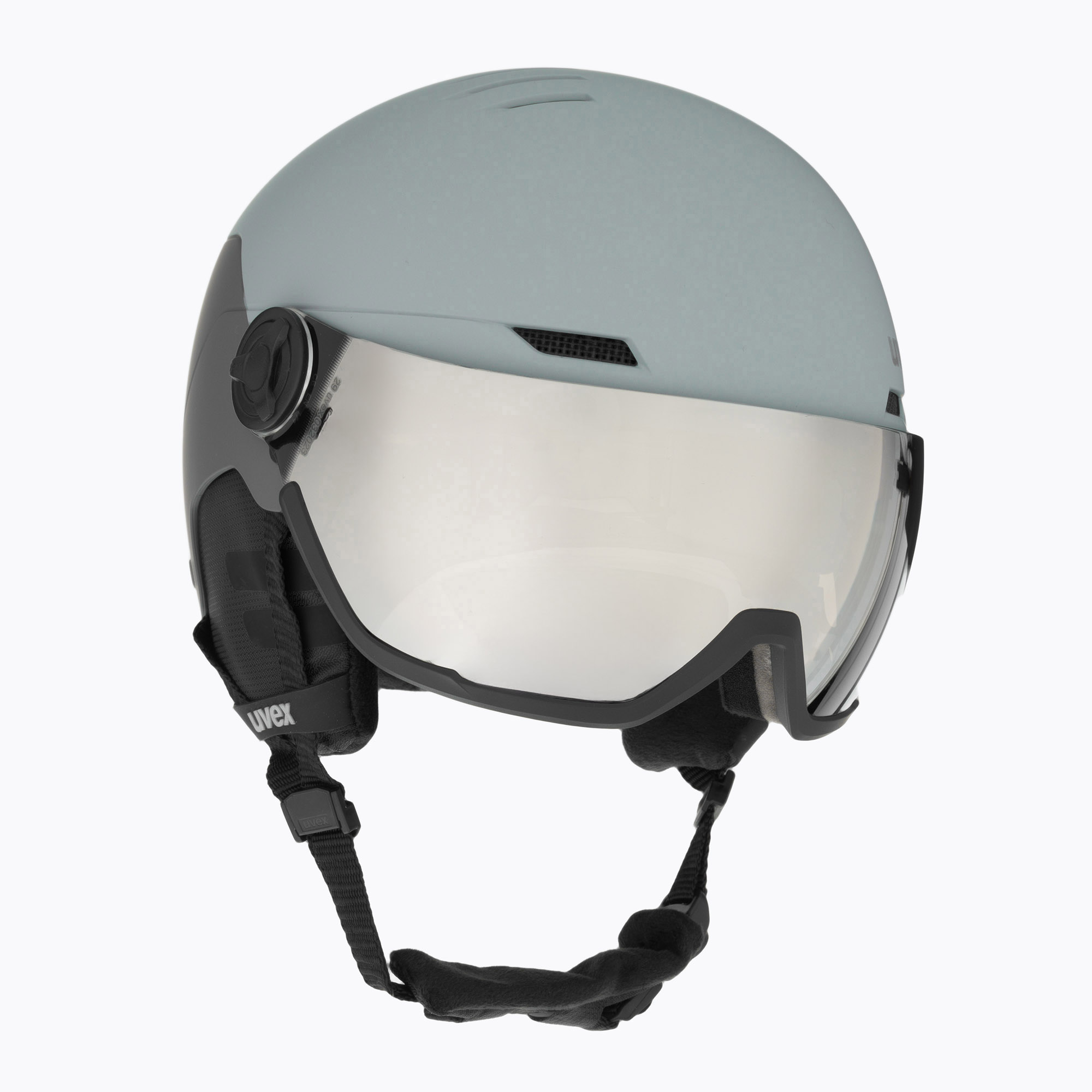 20%-kal olcsóbban.  Sí sisak UVEX Wanted Visor glacier/rhino matt/tükör ezüst füst. Méret: 58-62 cm
