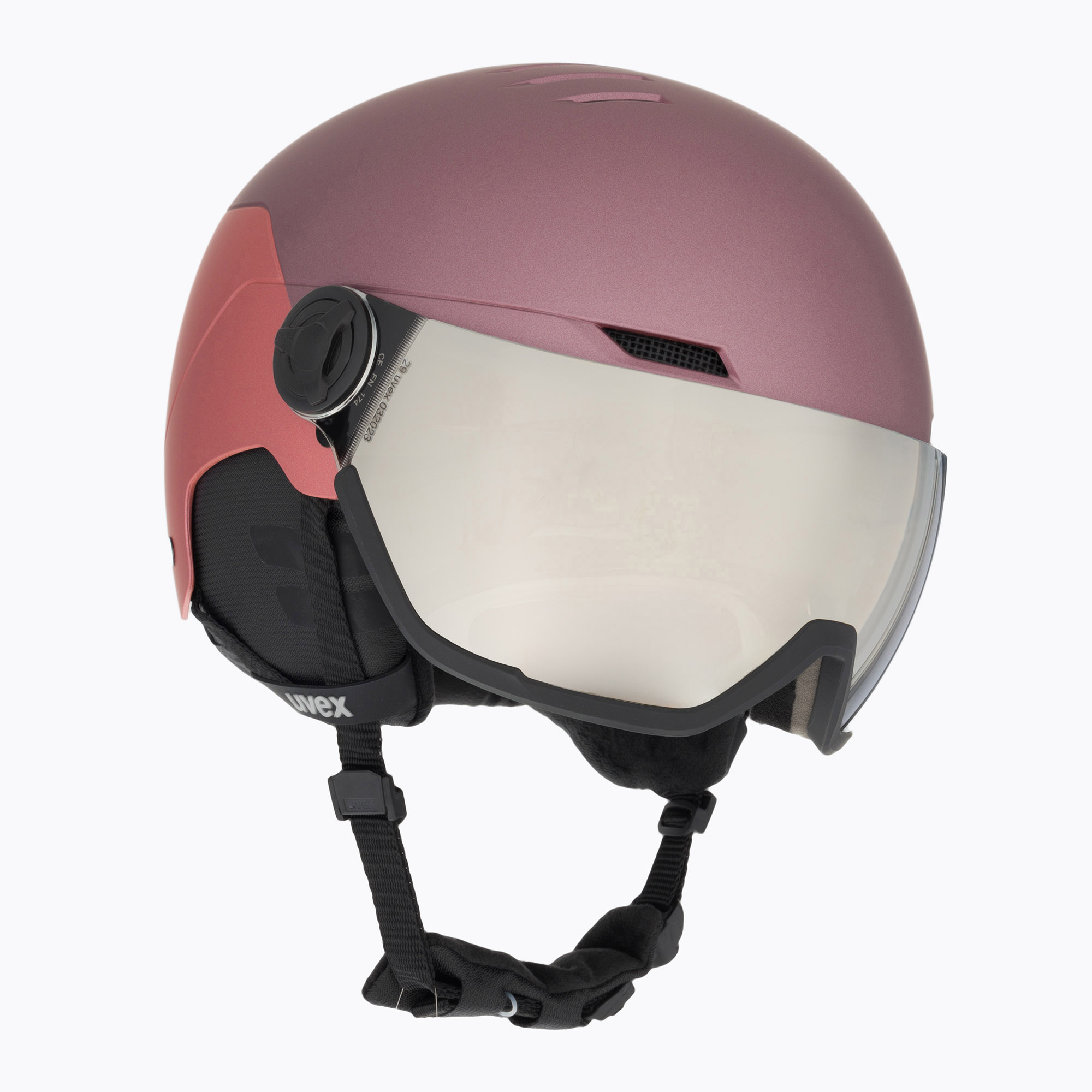 22%-kal olcsóbban.  Sí sisak UVEX Wanted Visor lila 56/6/262/7005. Méret: 54-58 cm
