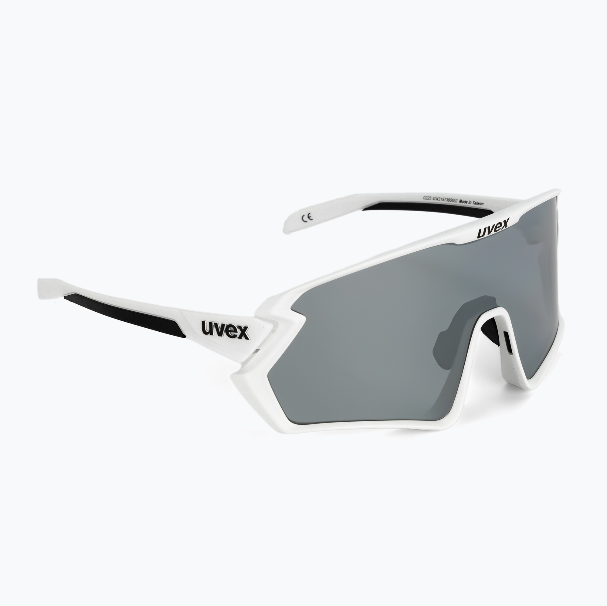 30%-kal olcsóbban.  Kerékpáros szemüveg UVEX Sportstyle 231 2.0 Set fehér fekete matt/tükör ezüst 53/3/027/8216. Méret: OS