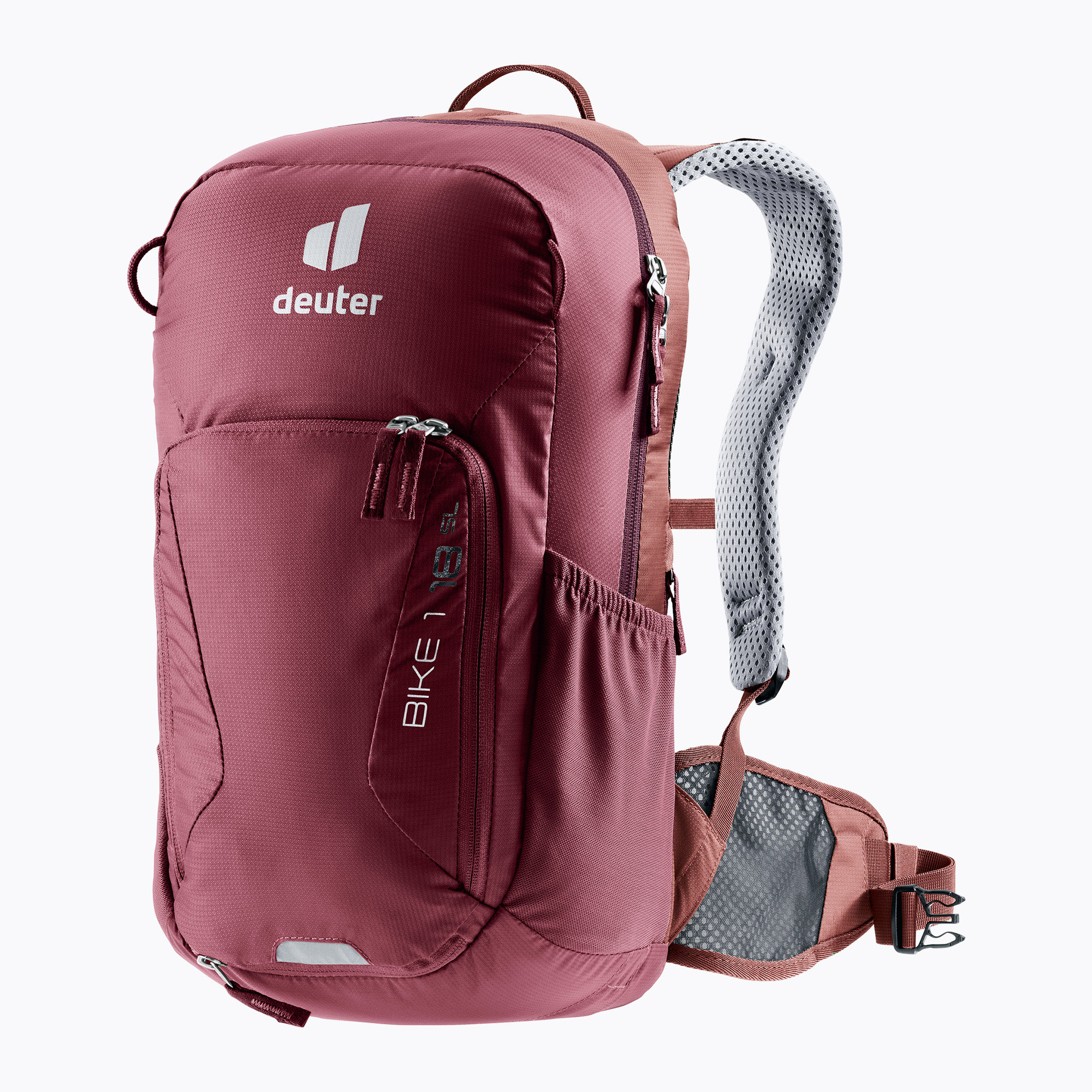 Női kerékpáros hátizsák deuter Bike I 18 l SL maron/caspia. Méret: 18 l