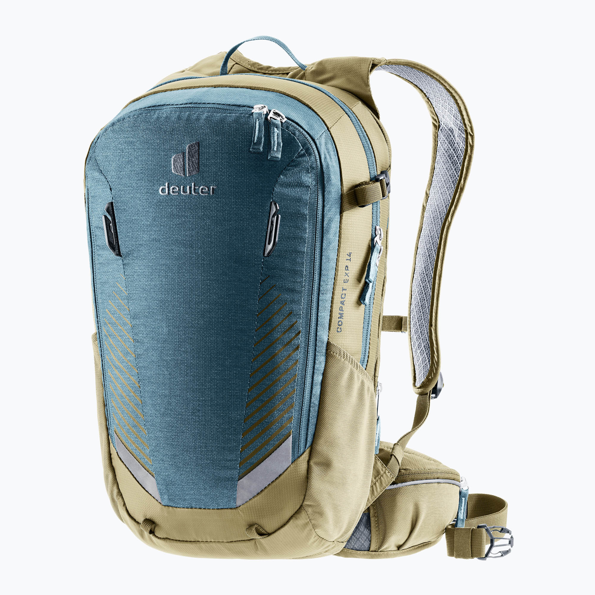 15%-kal olcsóbban.  kerékpáros hátizsákdeuter Compact EXP 14 l atlantic/desert. Méret: 14 l