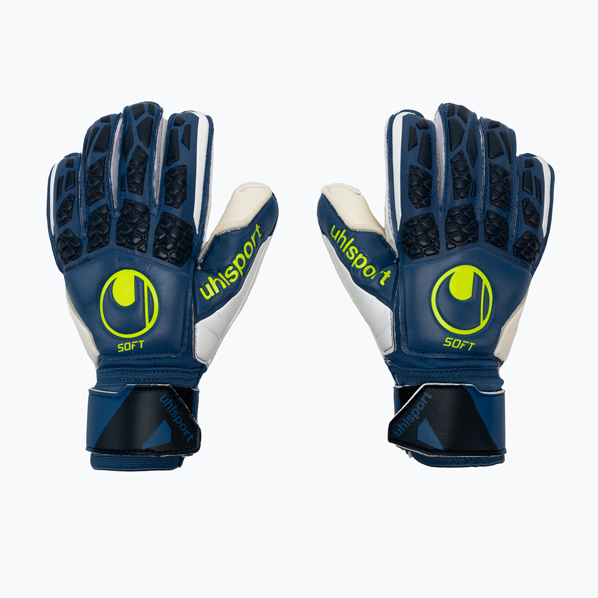 25%-kal olcsóbban.  Uhlsport Hyperact Soft Flex Frame kapuskesztyű kék-fehér 101123801. Méret: 9.5