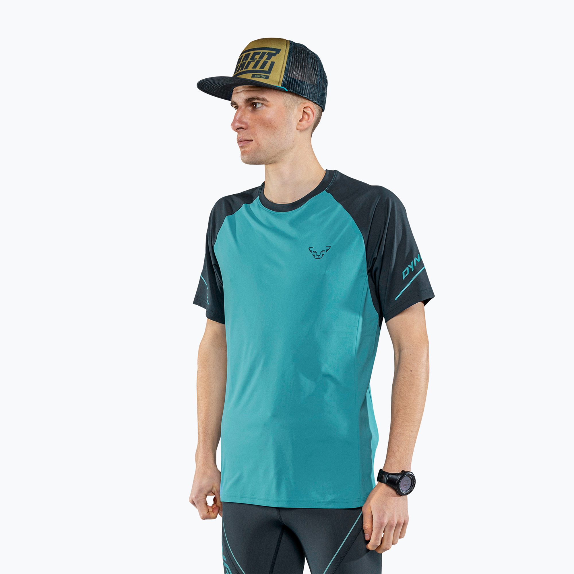 15%-kal olcsóbban.  Férfii futópóló DYNAFIT Alpine Pro storm blue