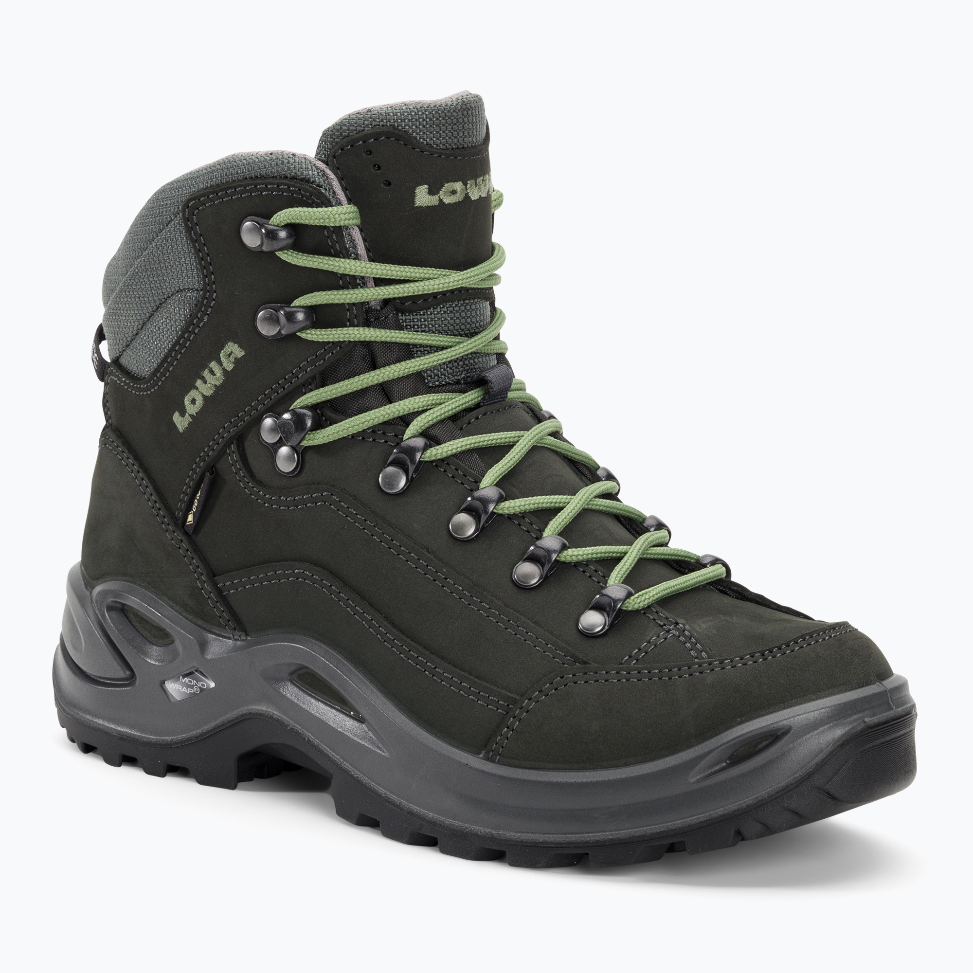 24%-kal olcsóbban.  Cipő LOWA Renegade GTX Mid graphit/jade. Méret: 39.5 EU