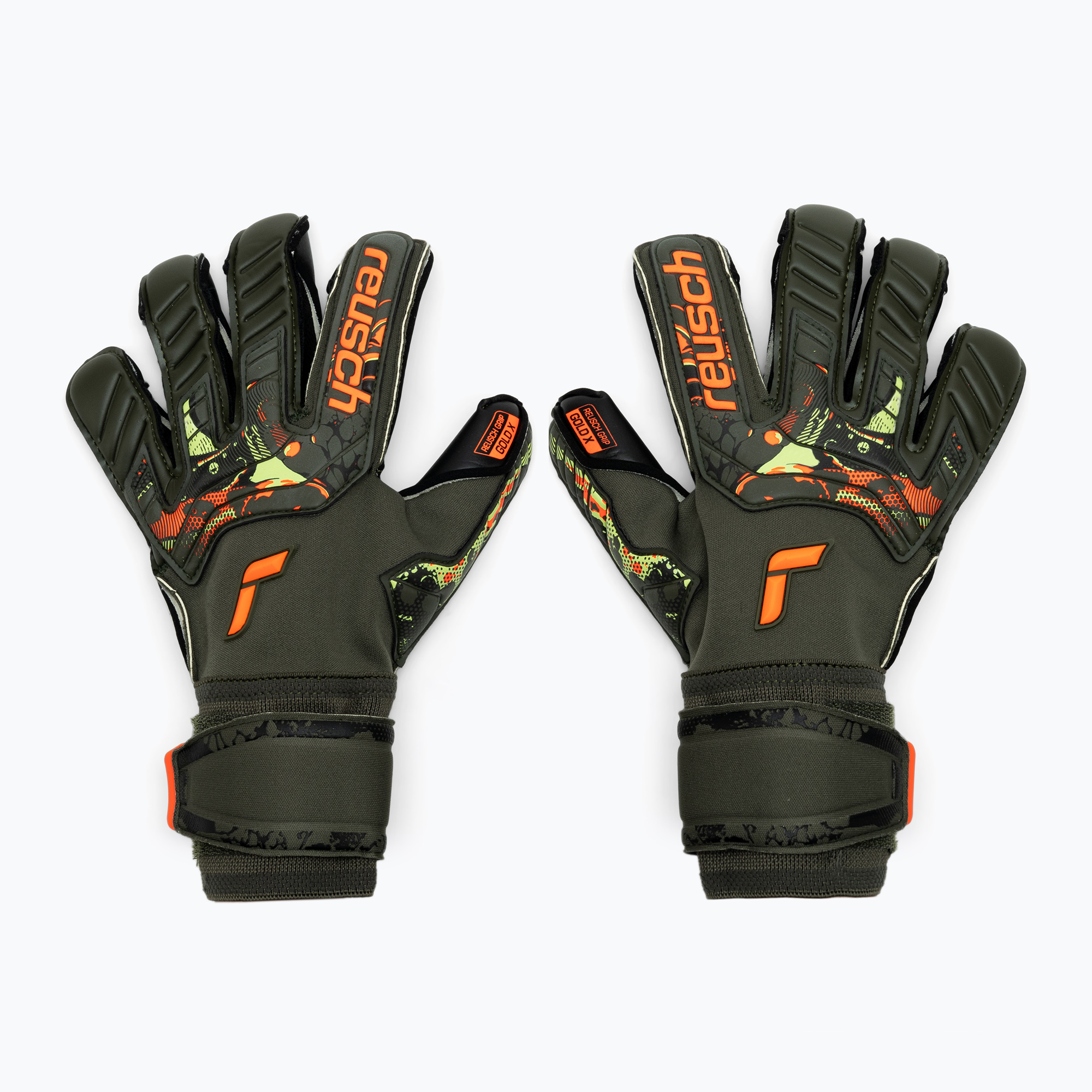 34%-kal olcsóbban.  Reusch Attrakt Gold X Evolution Cut kapuskesztyű zöld 5370064-5555. Méret: 9