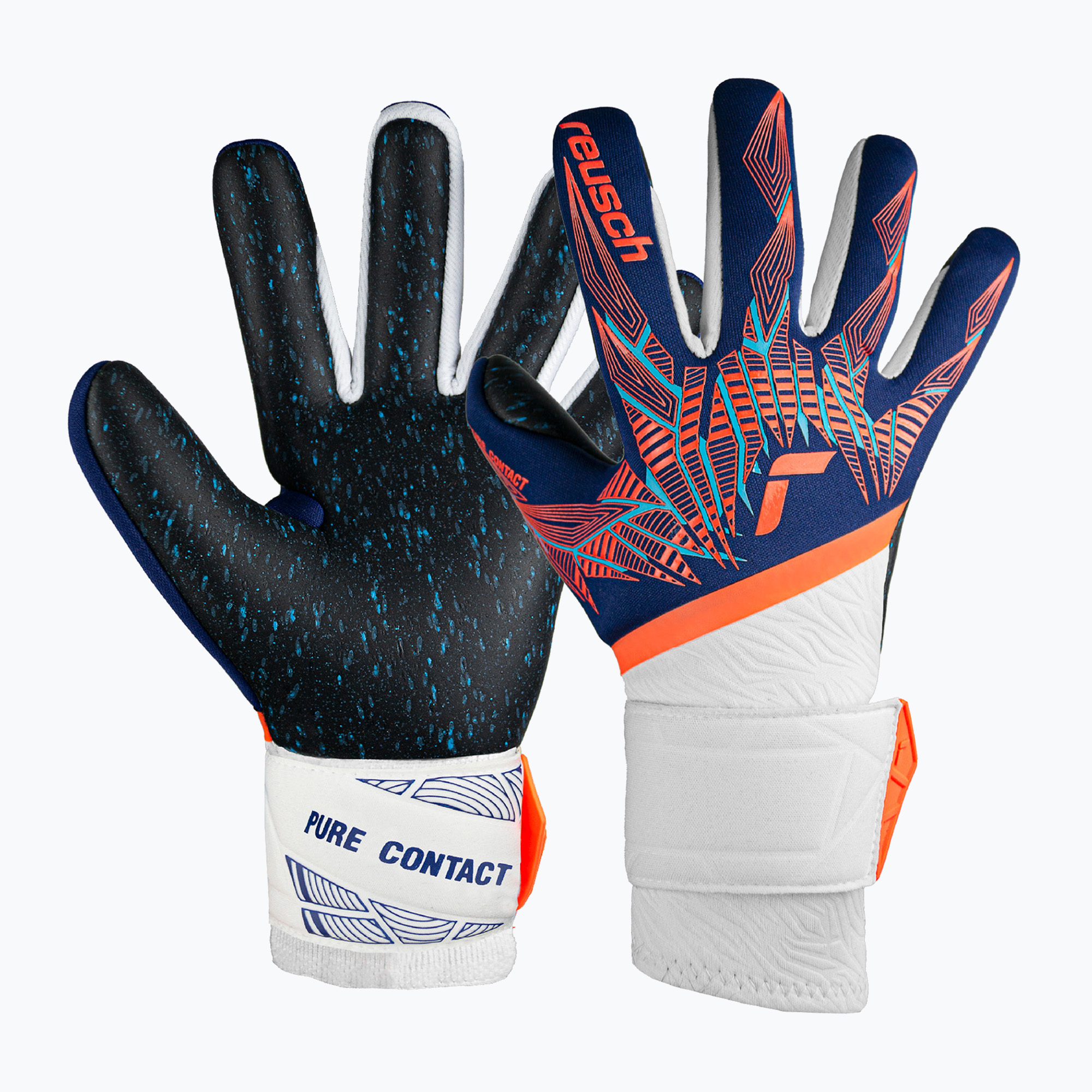 15%-kal olcsóbban.  gyermek kapuskesztyű Reusch Pure Contact Fusion Junior premium blue/electric orange/black. Méret: 6