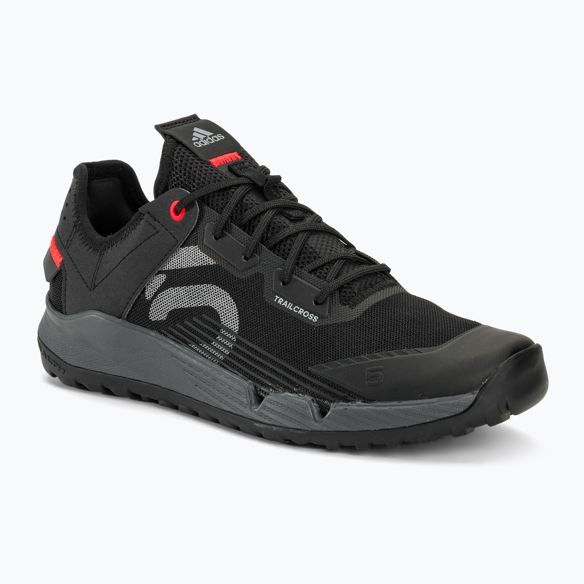 Női platform kerékpáros cipő adidas FIVE TEN Trailcross LT core black/grey two/solar red. Méret: 41 1/3 (7.5 UK)