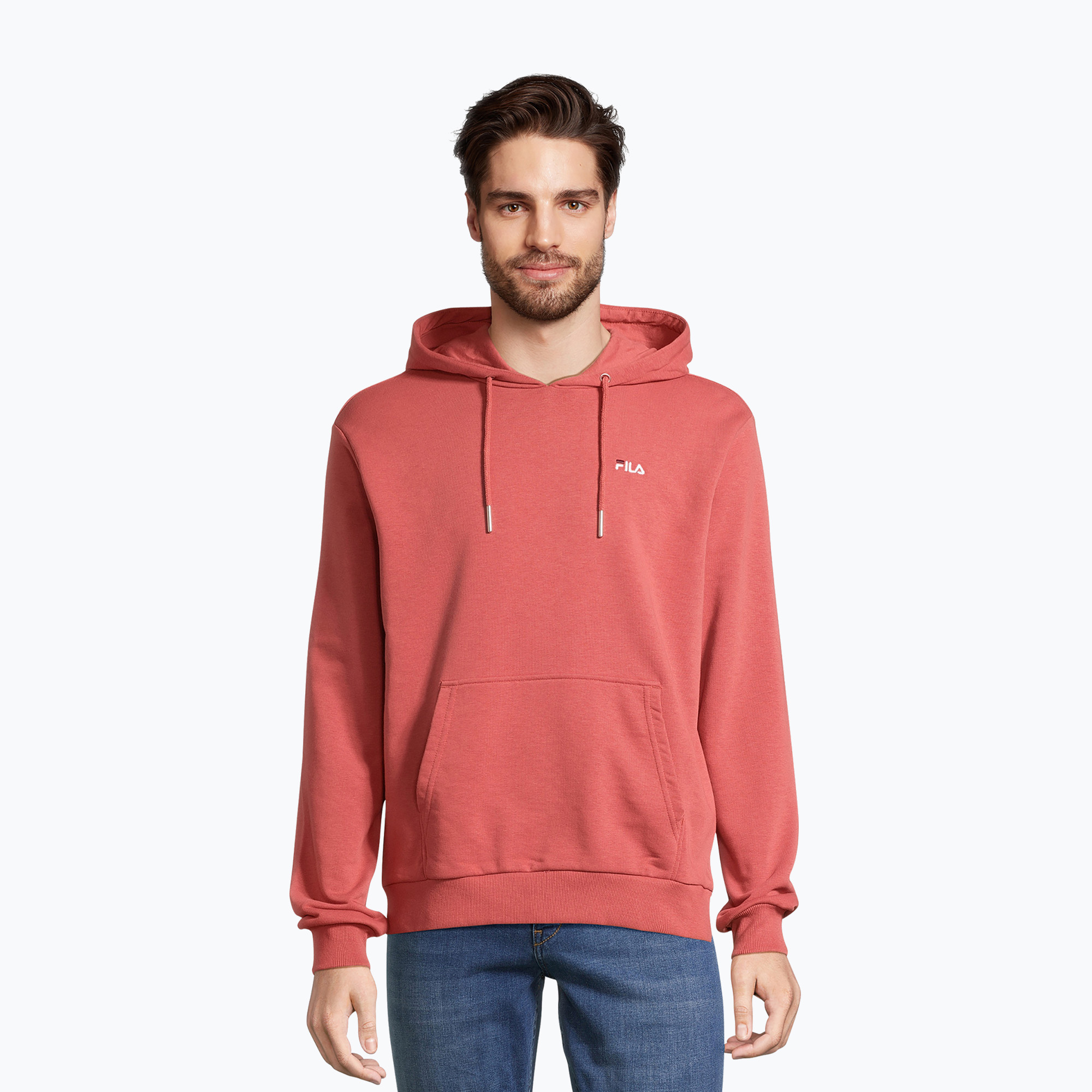 35%-kal olcsóbban.  Férfi FILA Bengel Regular Hoody melegítőfelső marsala