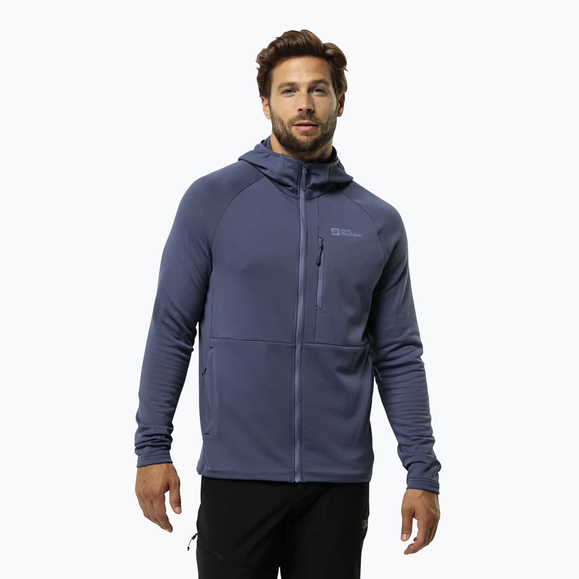 15%-kal olcsóbban.  Férfi melegítőfelső Jack Wolfskin Kolbenberg Hooded Fz evening sky. Méret: M