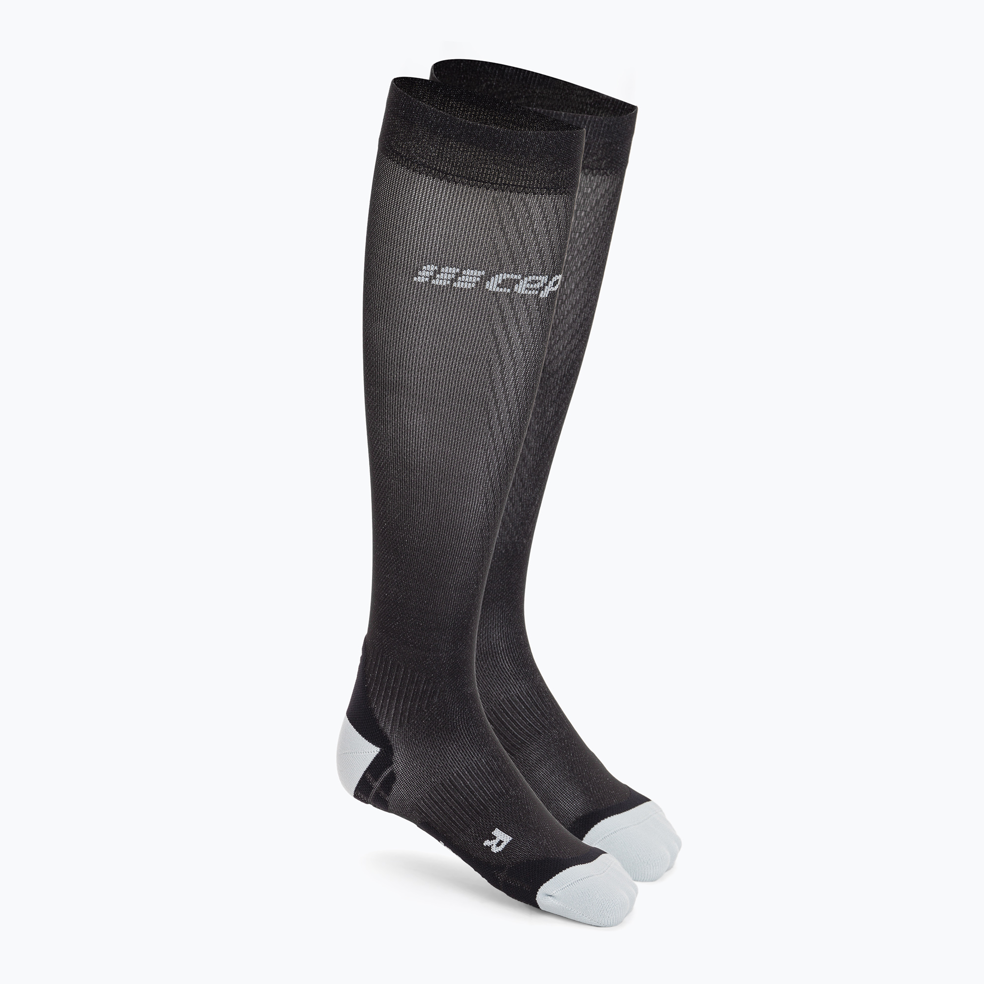 Férfi kompressziós futó zoknimęskie CEP Ultralight black/light grey