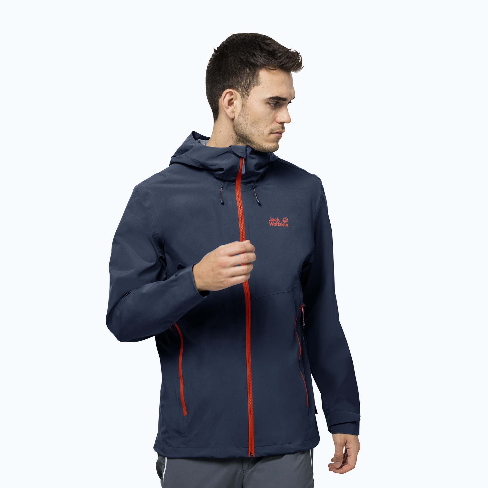 29%-kal olcsóbban.  Jack Wolfskin férfi esőkabát Highest Peak 2.5L tengerészkék 1114961_1383. Méret: S