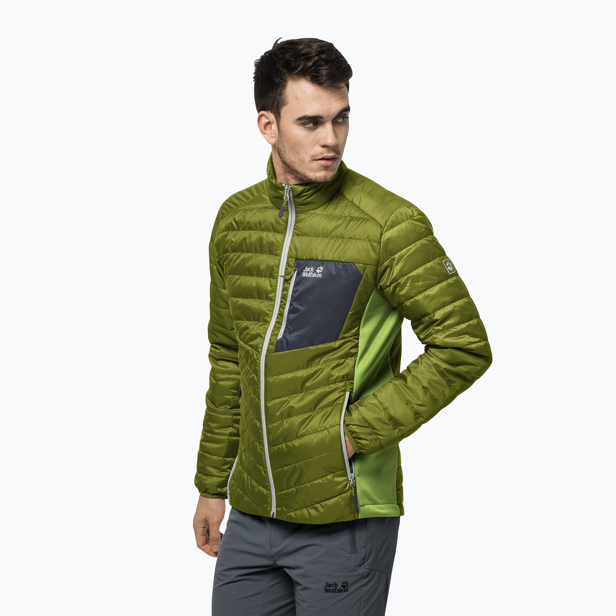29%-kal olcsóbban.  Jack Wolfskin férfi széldzseki Routeburn zöld 1205415_4131. Méret: S