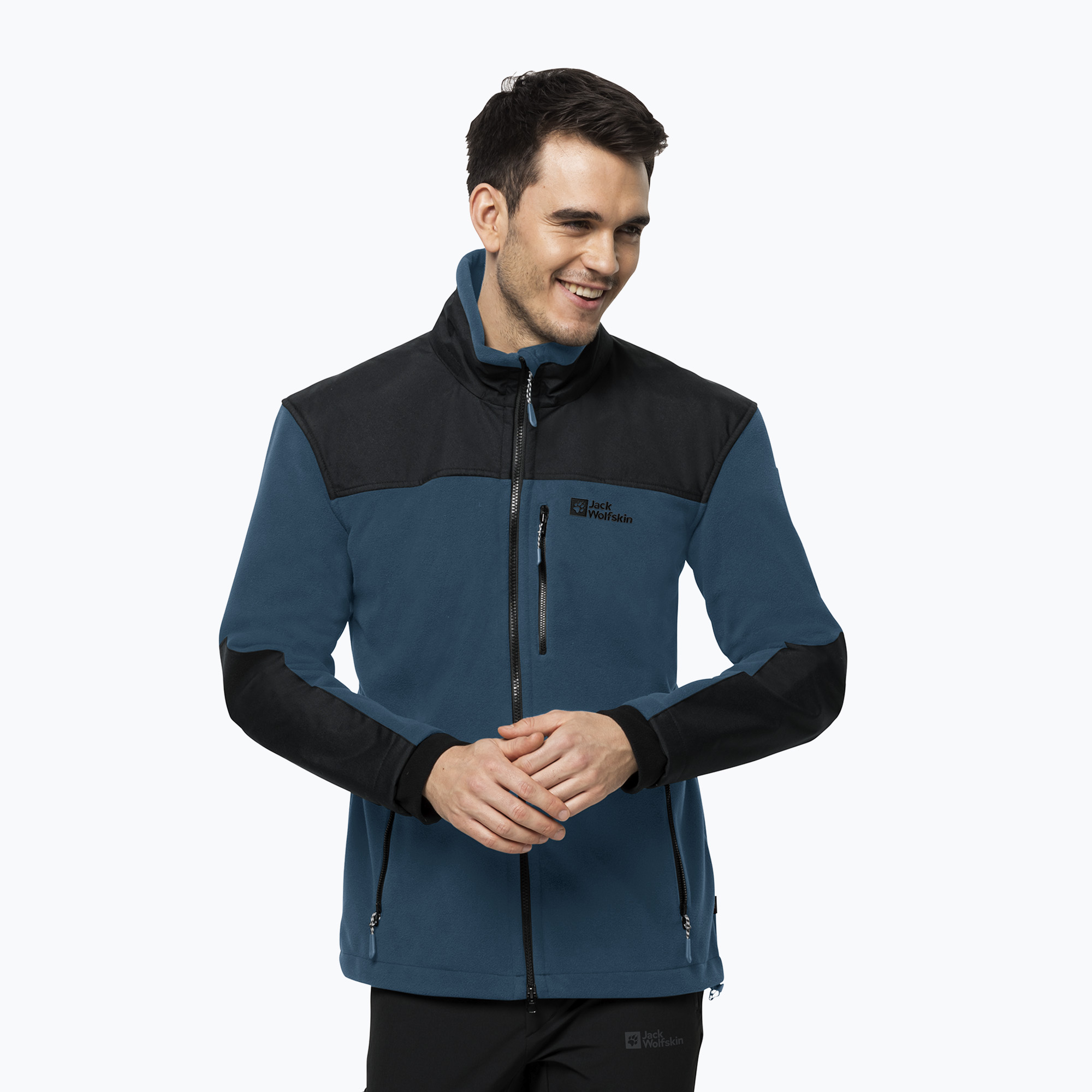 30%-kal olcsóbban.  Jack Wolfskin férfi fleece kabát Blizzard kék 1702945. Méret: S
