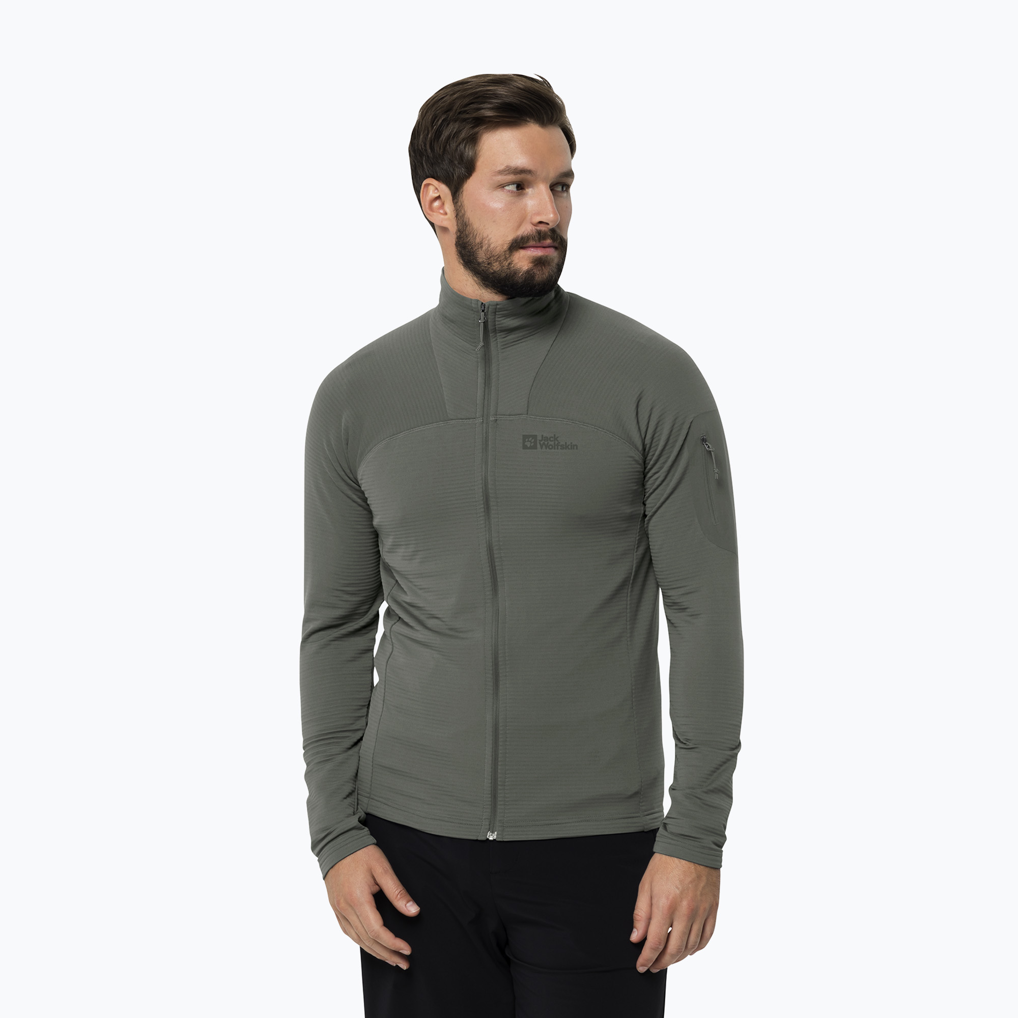 28%-kal olcsóbban.  Jack Wolfskin férfi túrakabát Prelight FZ zöld 1711001. Méret: XXL